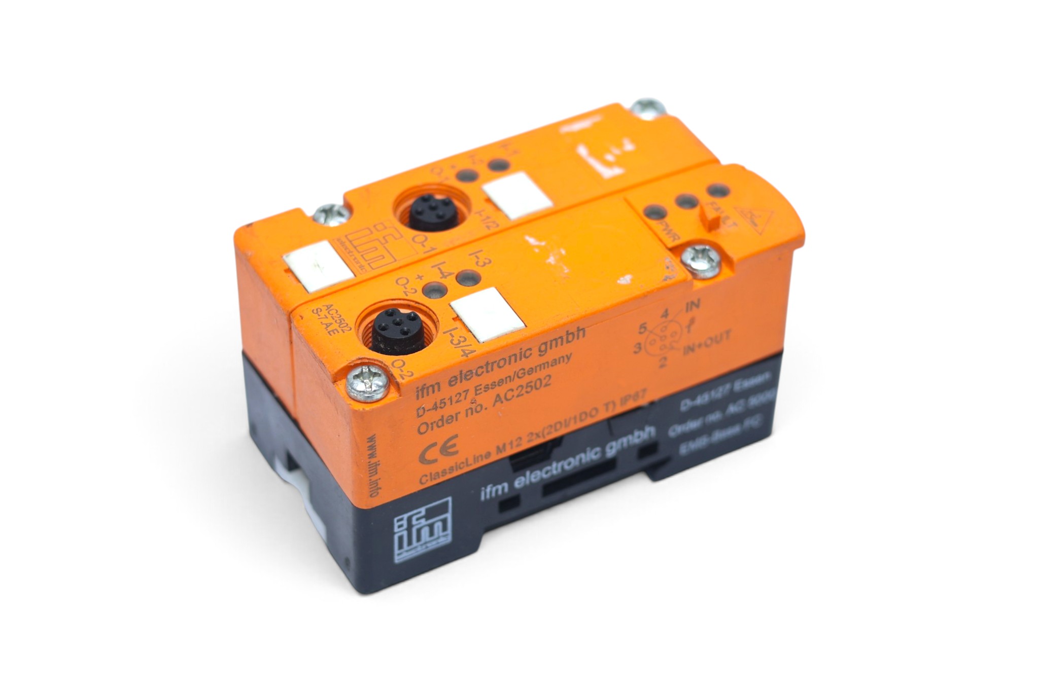 IFM AC2502 AS-INTERFACE CLASSICLINE MODULE ClassicLine45 2x(2DI/1DO T)M12 - Image 5