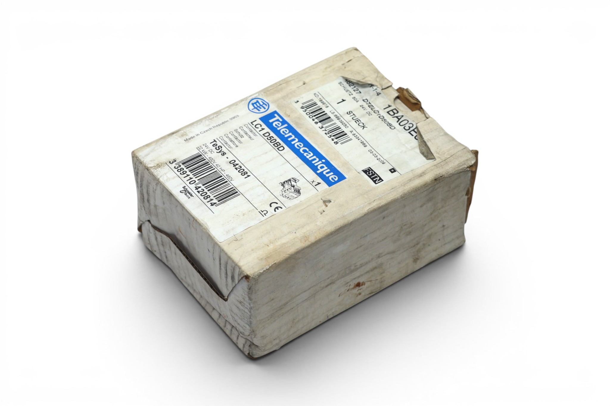 TELEMECANIQUE LC1-D50BD CONTACTOR 24 VDC (22 Kw) - Image 8
