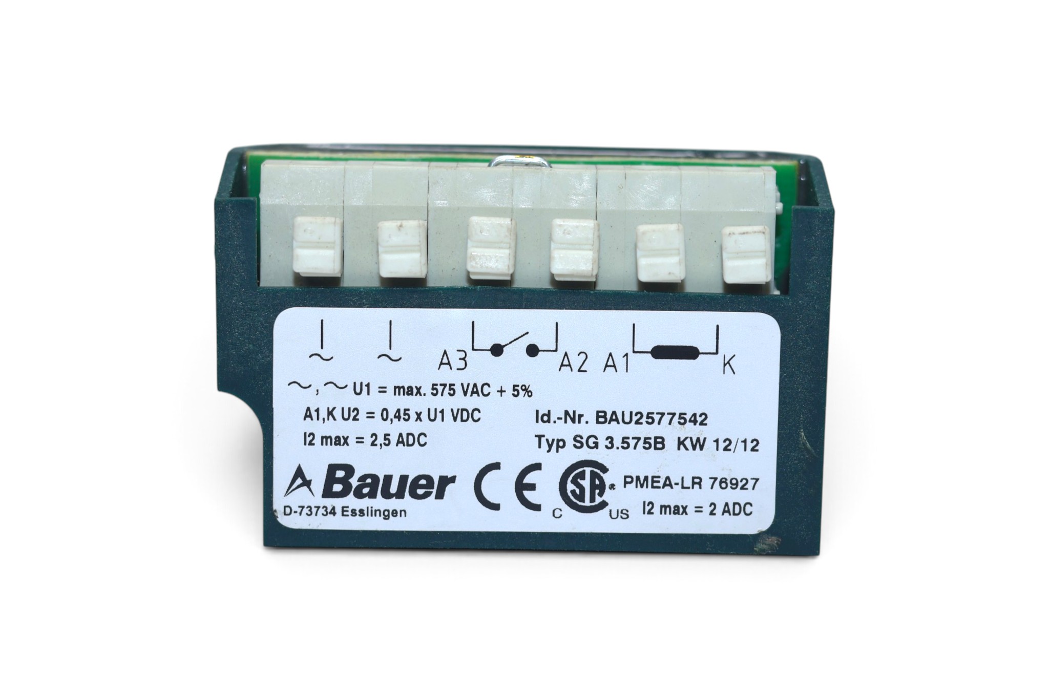 BAUER BAU2577542 RECTIFIER SG 3.575B - Image 2