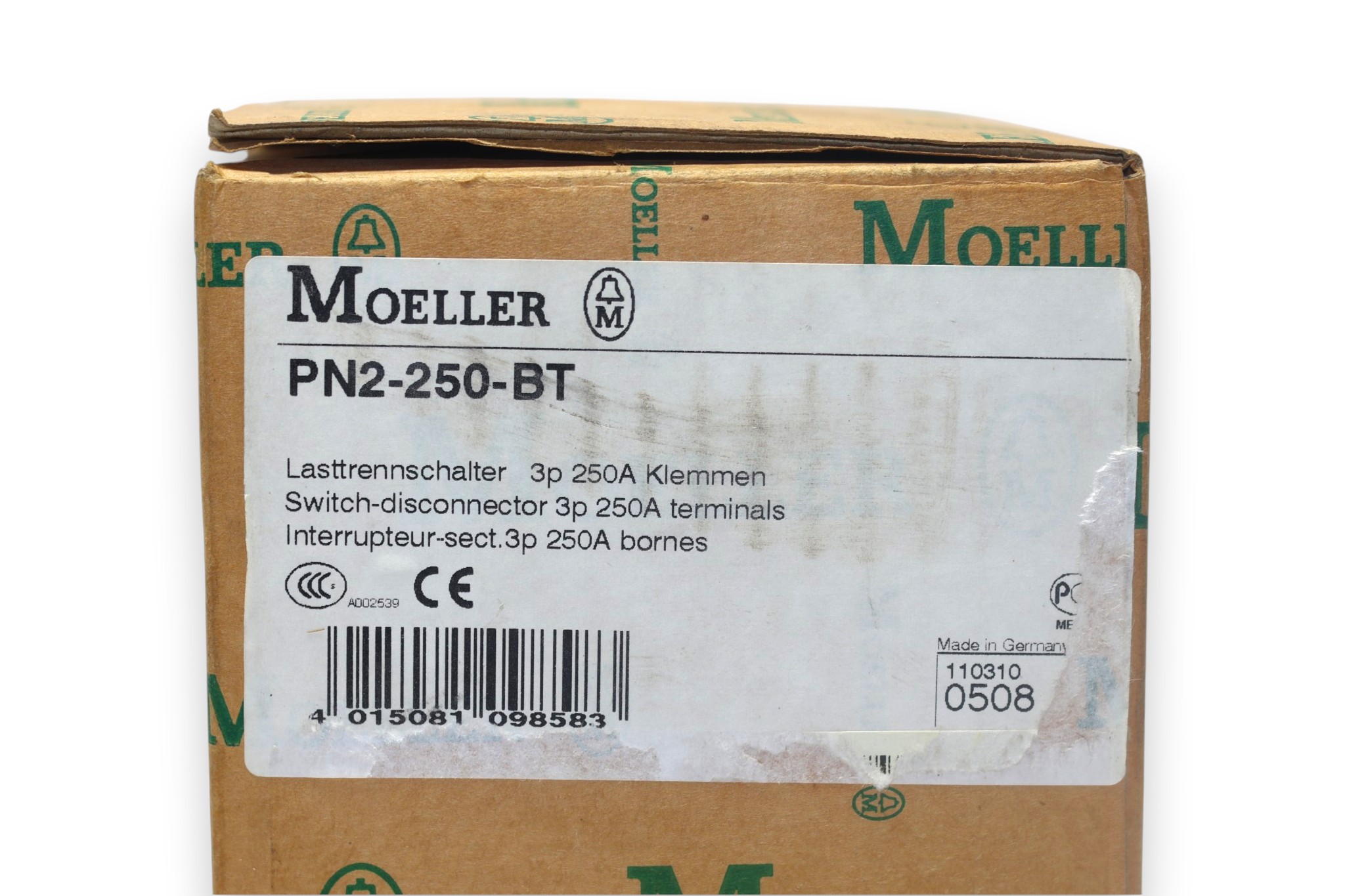 MOELLER PN2-250-BT DISCONNECT SWITCH 110310 - Image 2