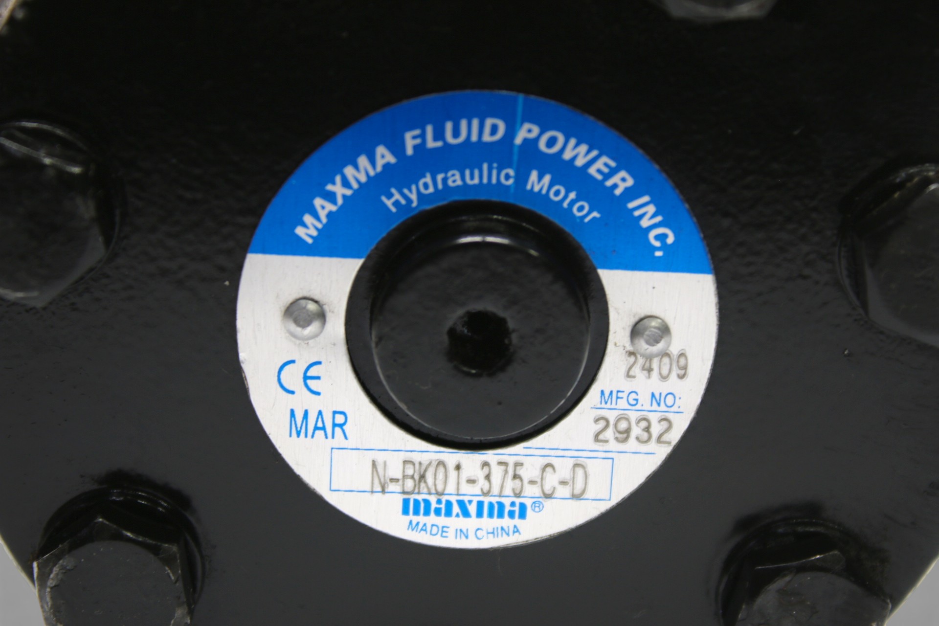 MAXMA HYDRAULIC PUMP MAR N-BK01-375-C-D HYDRAULIC MOTOR - Image 2