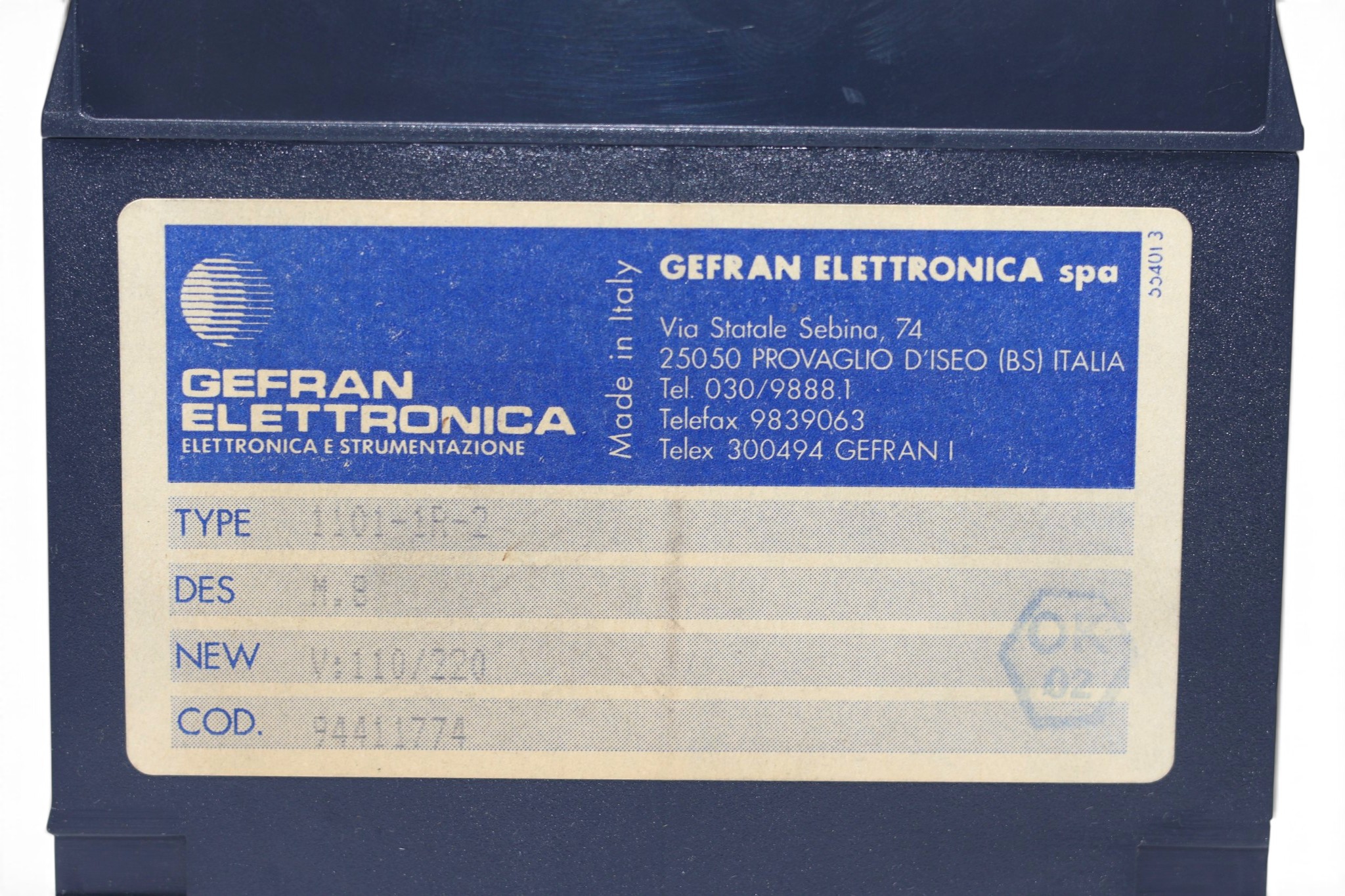 GEFRAN 1101-1R-2 TEMPERATURE CONTROLLER - Image 2