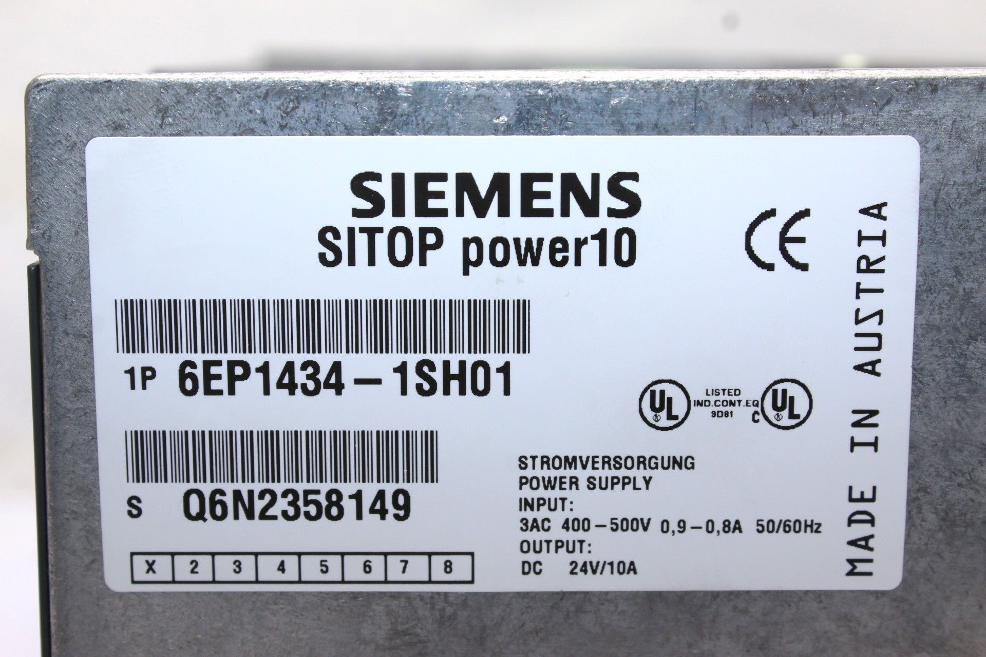 SIEMENS 6EP1434-1SH01 POWER SUPPLY (10A) - Image 6