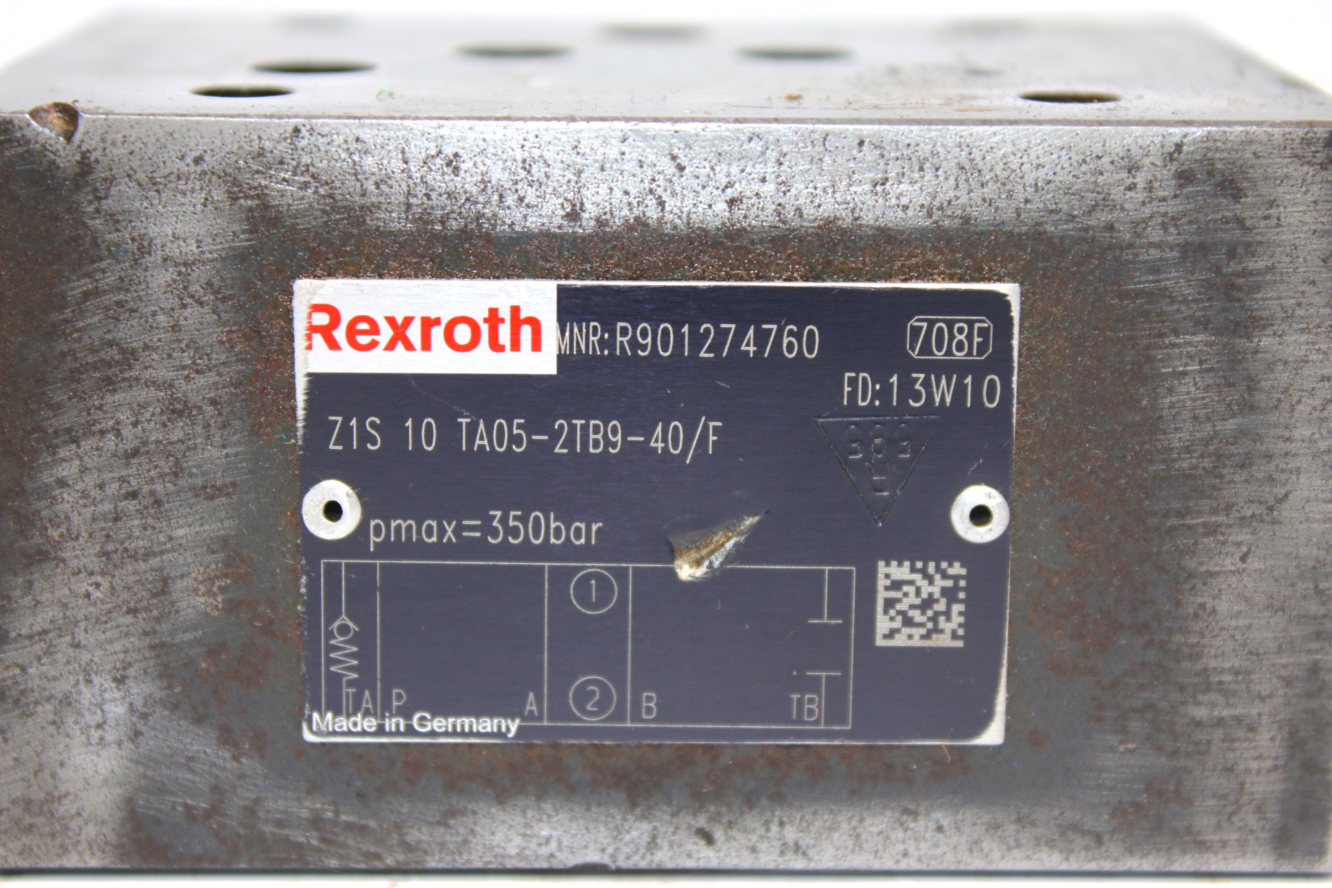 REXROTH Z1S10TA05-2TB9-40/F CHECK VALVE R901274760 - Image 2