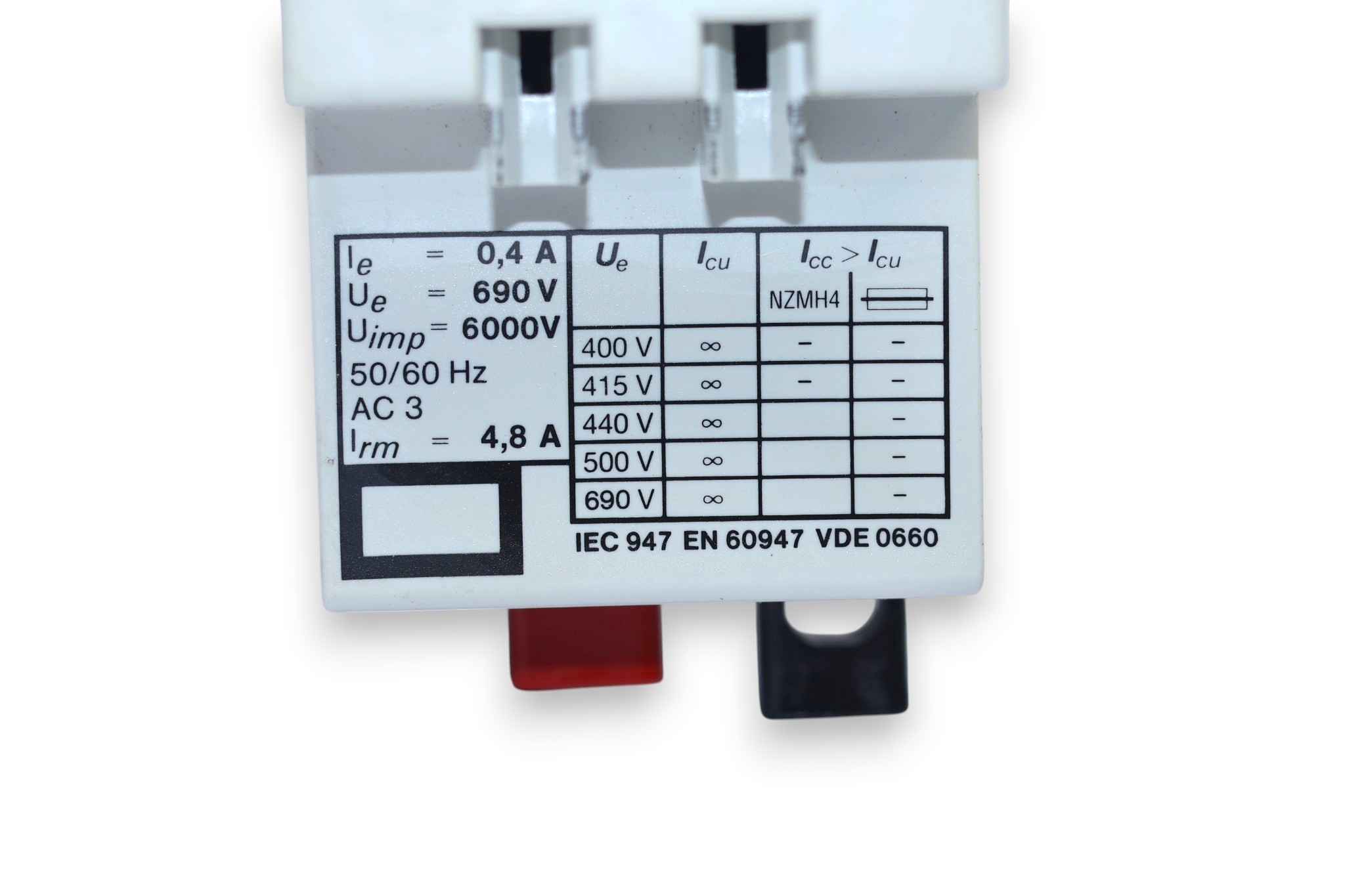 MOELLER PKZM1-0.4 MOTOR PROTECTIVE SWITCH - Image 4