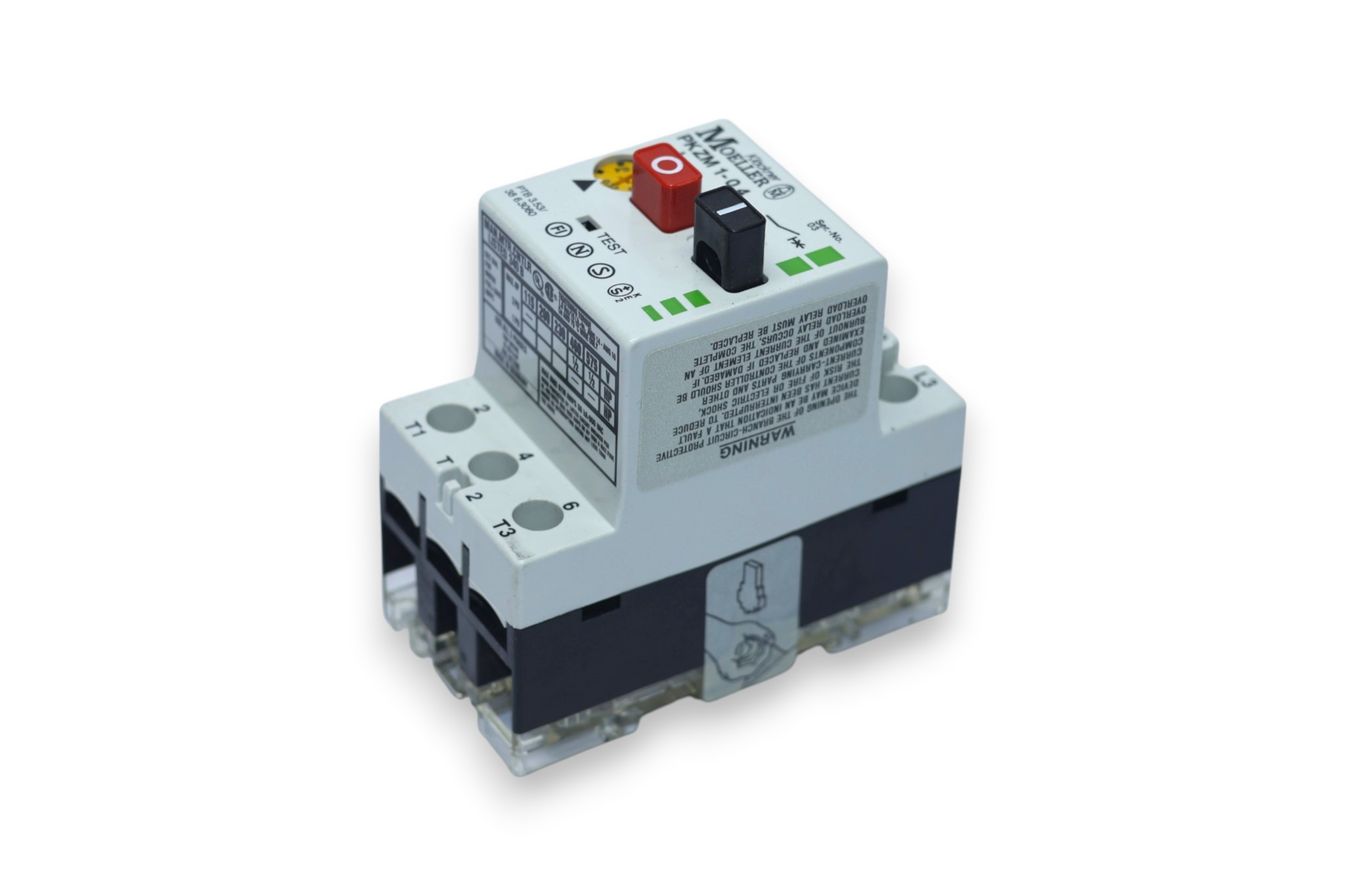 MOELLER PKZM1-0.4 MOTOR PROTECTIVE SWITCH