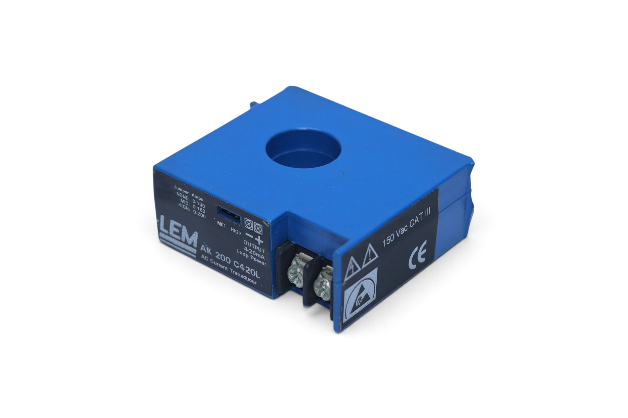 LEM AK 200 C420L CURRENT TRANSFORMER
