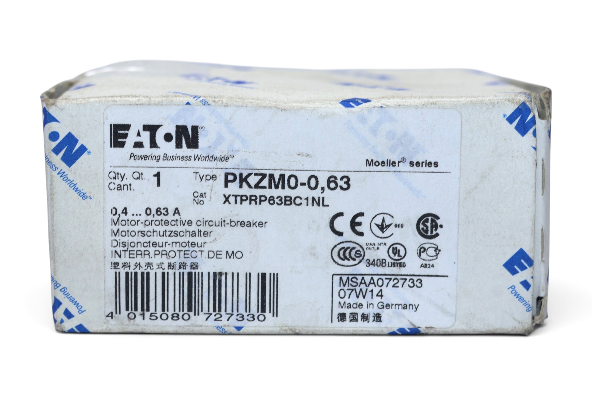 EATON PKZM0-0,63 CIRCUIT BREAKER 0.4-0.63A - Image 2