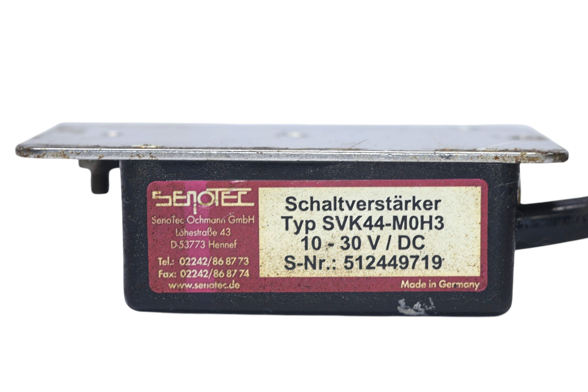 SENOTEC SVK44-M0H3 SWITCHING AMPLIFIER - Image 2