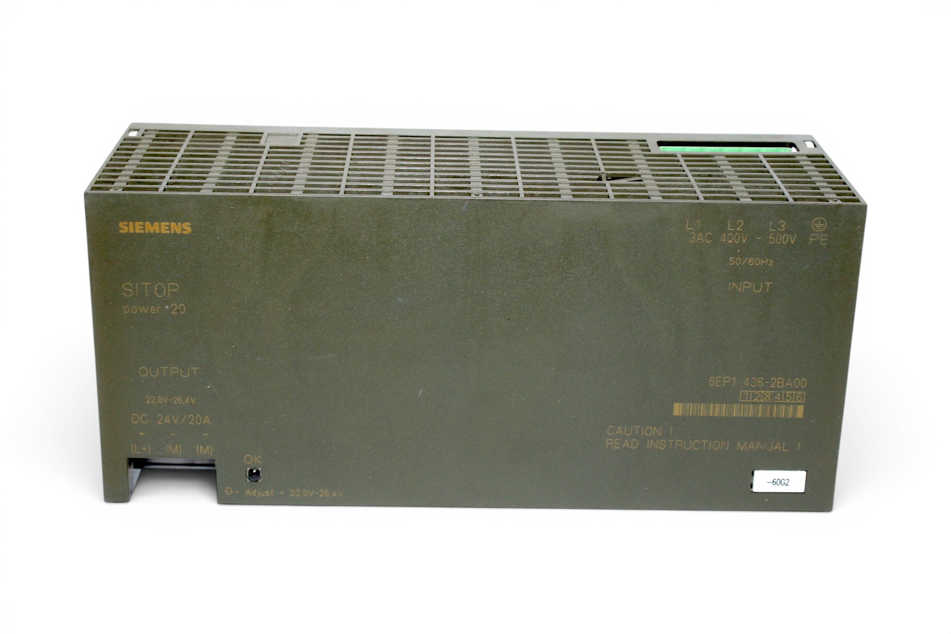 SIEMENS 6EP1436-2BA00 POWER SUPPLY (20A) - Image 4