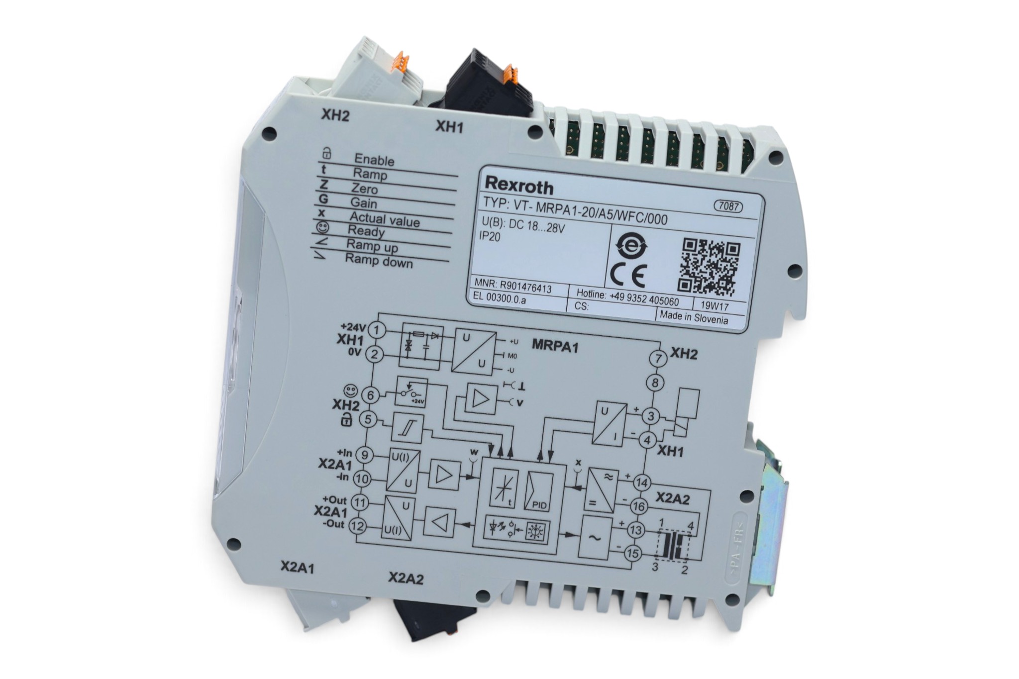 REXROTH VT-MRPA1-20/A5/WFC/000 VALVE AMPLIFIER R901476413 - Image 4