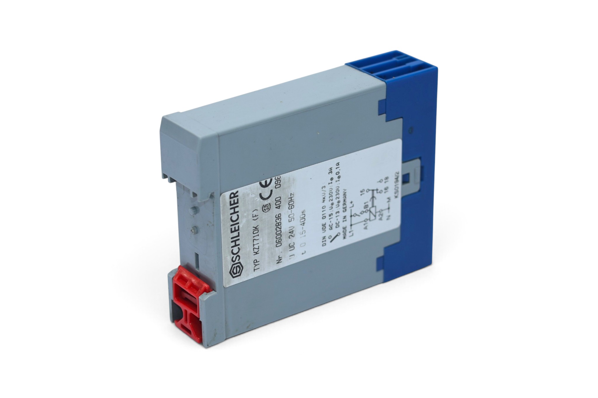 SCHLEICHER KZT710K TIME RELAY 06002836 (0.15 … 400 s) - Image 4