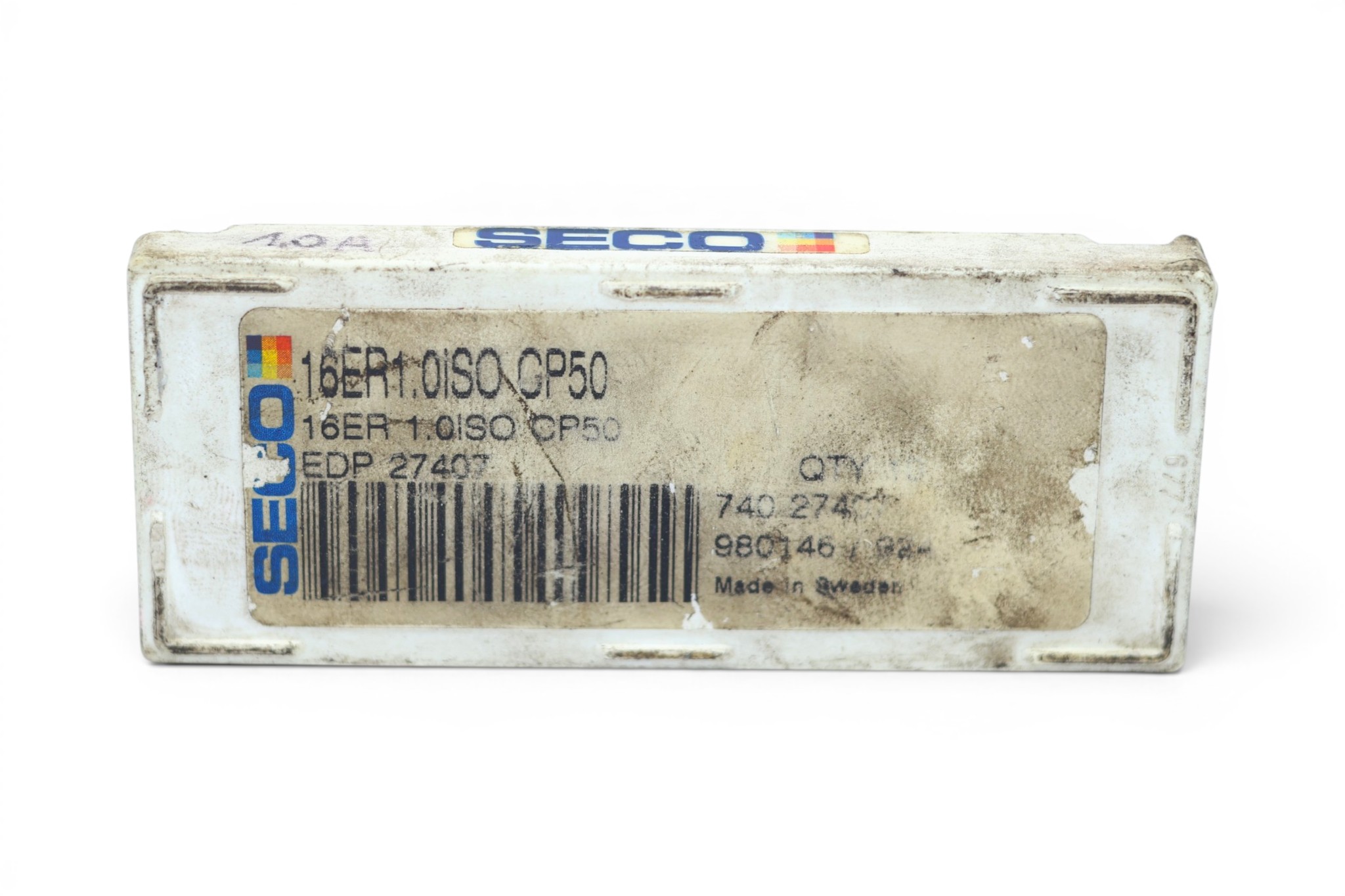 SECO 16ER1.0ISO CP50 THREADING CARBIDE INSERT - Image 2