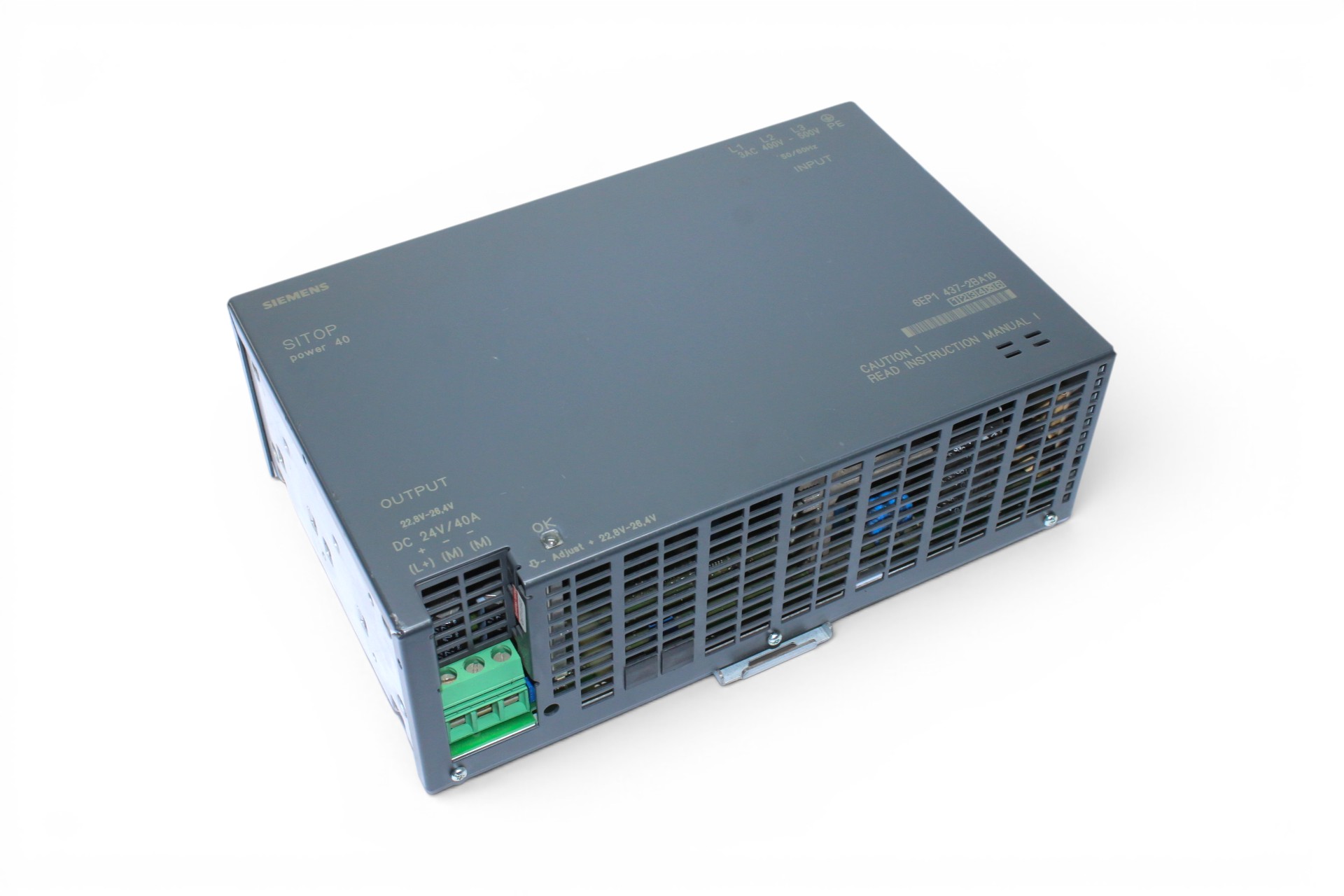 SIEMENS 6EP1437-2BA10 POWER SUPPLY (40A)