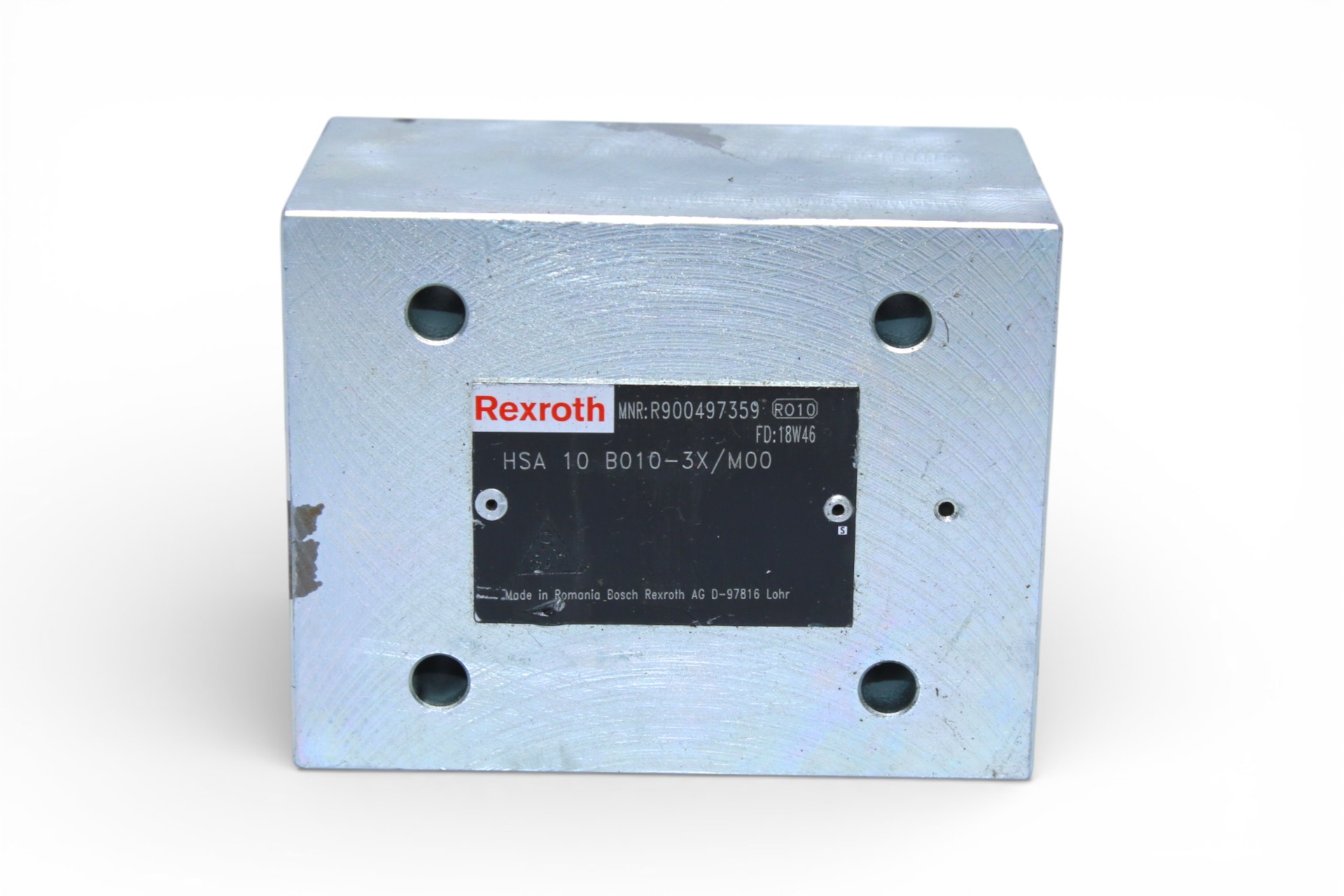 REXROTH HSA 10 B010-3X/M00 COVER PLATE R900497359 - Image 3