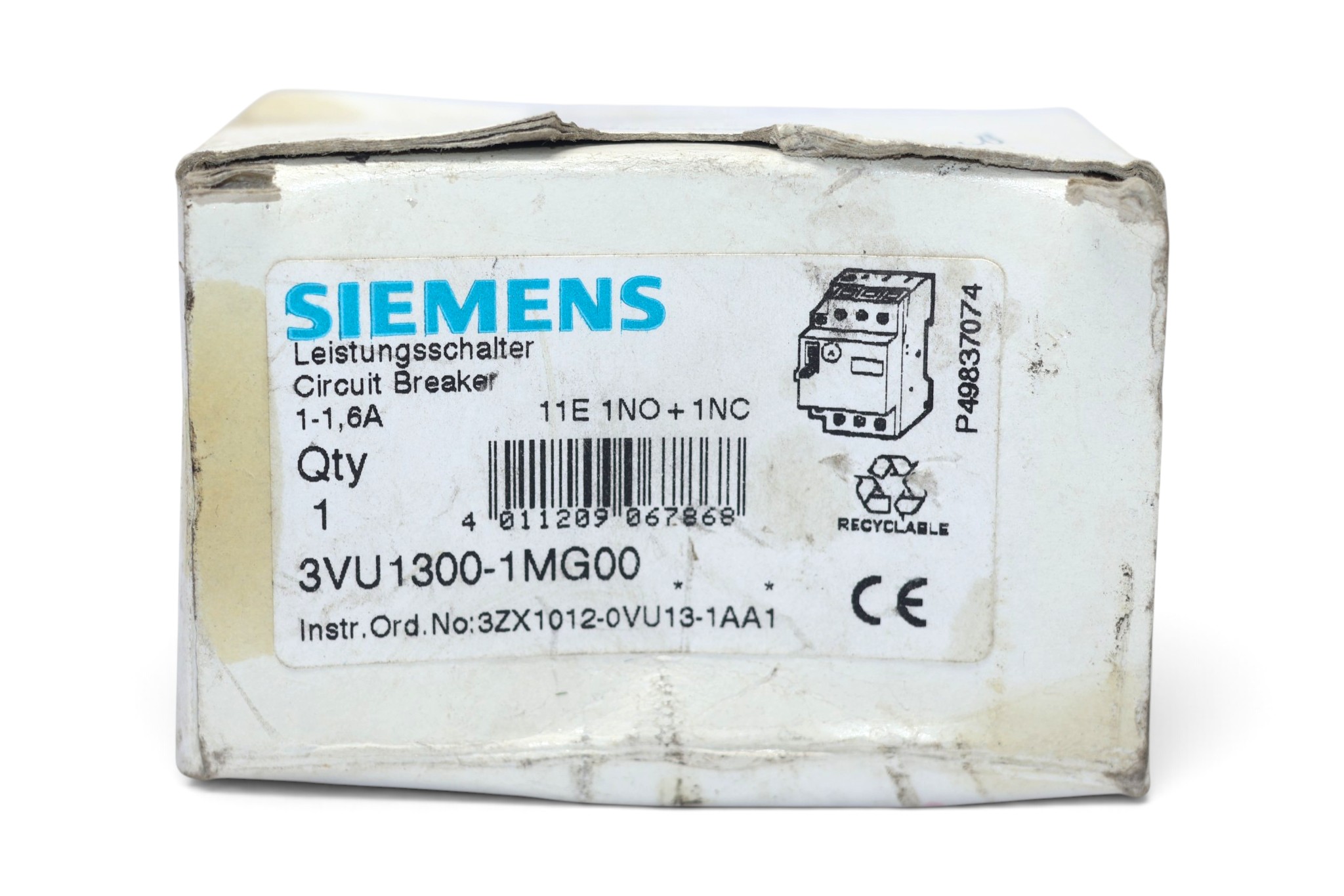 SIEMENS 3VU1300-1MG00 CIRCUIT BREAKER - Image 2