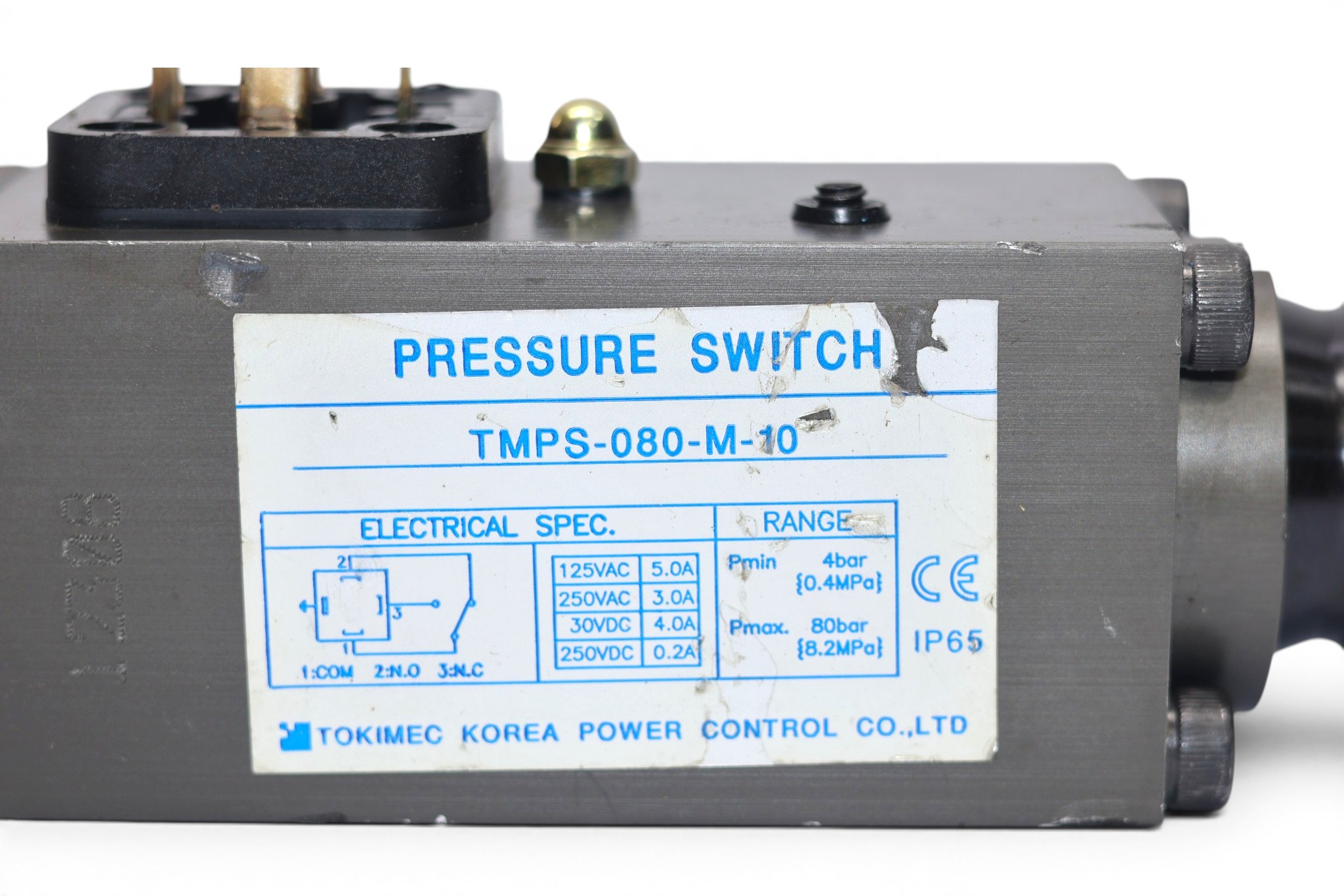TOKYO KEIKI TOKIMEC TMPS-080-M-10 PRESSURE SWITCH (4...80 bar) - Image 2