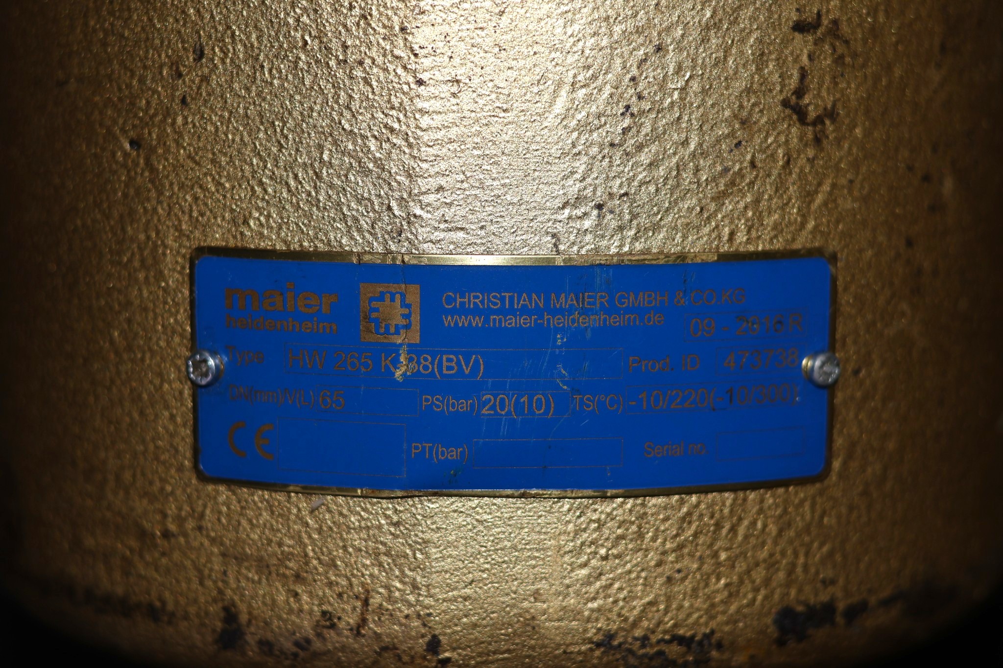 MAIER HW 265 K 38(BV) ROTATING JOINT - Image 2