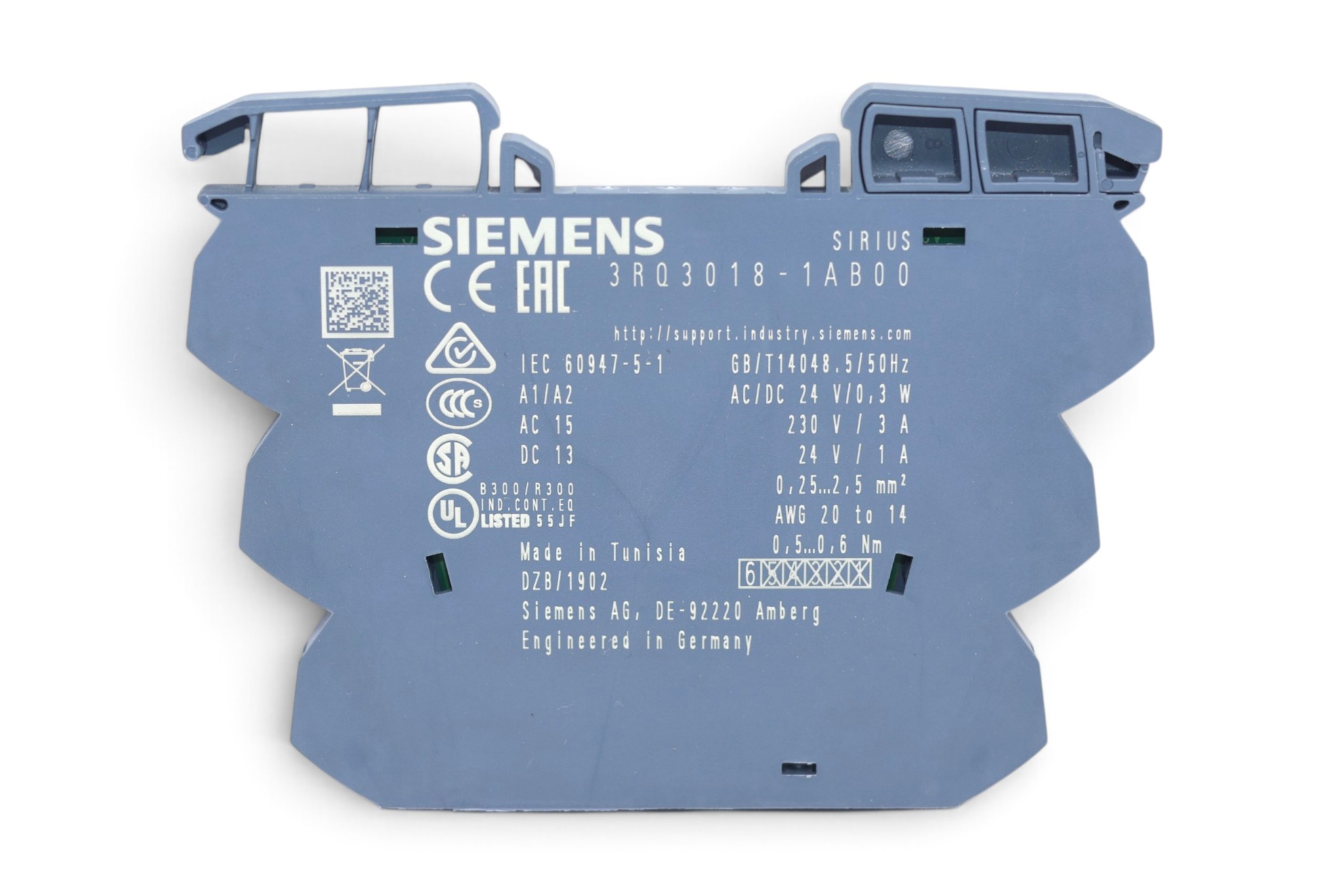 SIEMENS 3RQ3018-1AB00 COUPLER RELAY - Image 3