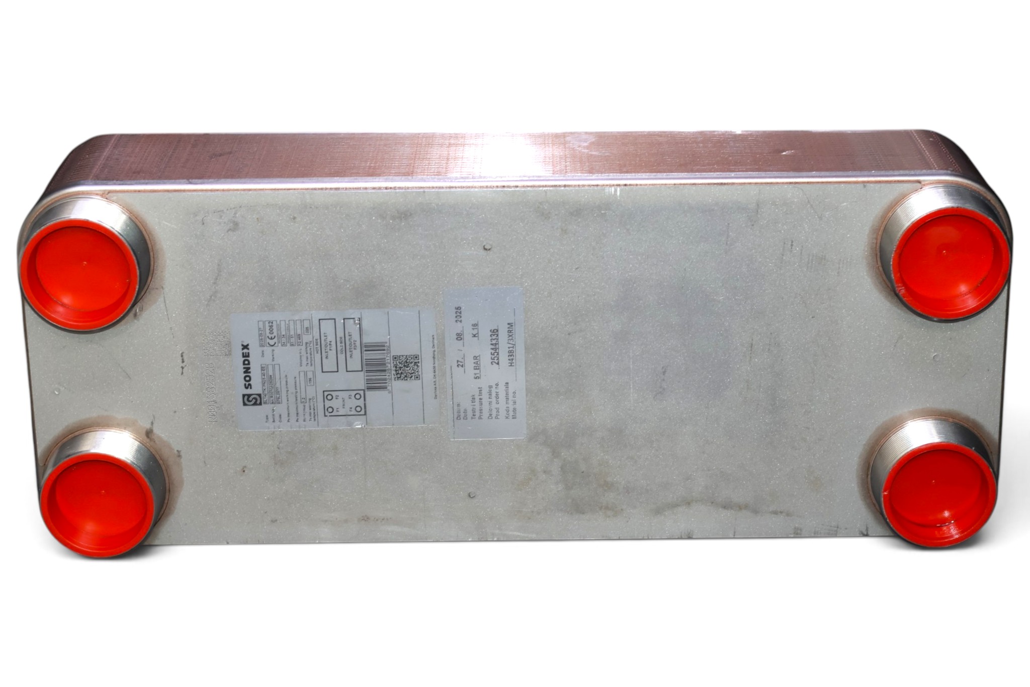 SONDEX SL140TK-PN25-40-EE PLATE HEAT EXCHANGER - Image 3