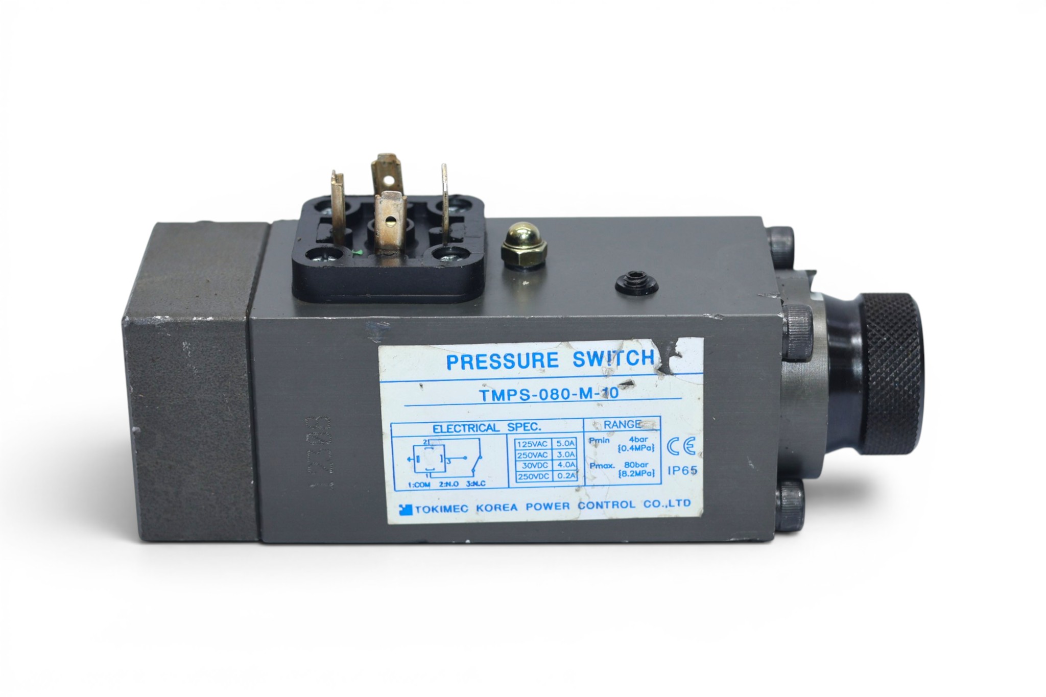 TOKYO KEIKI TOKIMEC TMPS-080-M-10 PRESSURE SWITCH (4...80 bar) - Image 3