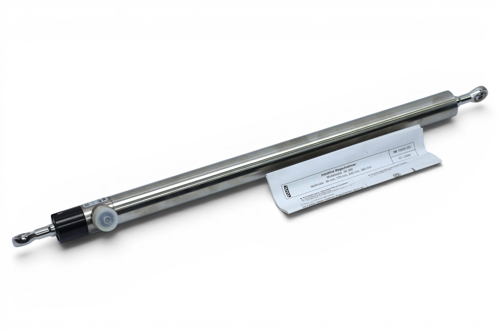 TWK-ELEKTRONIK IW 262/240-0.25-KFN-KHN INDUCTIVE LINEAR DISPLACEMENT TRANSDUCER