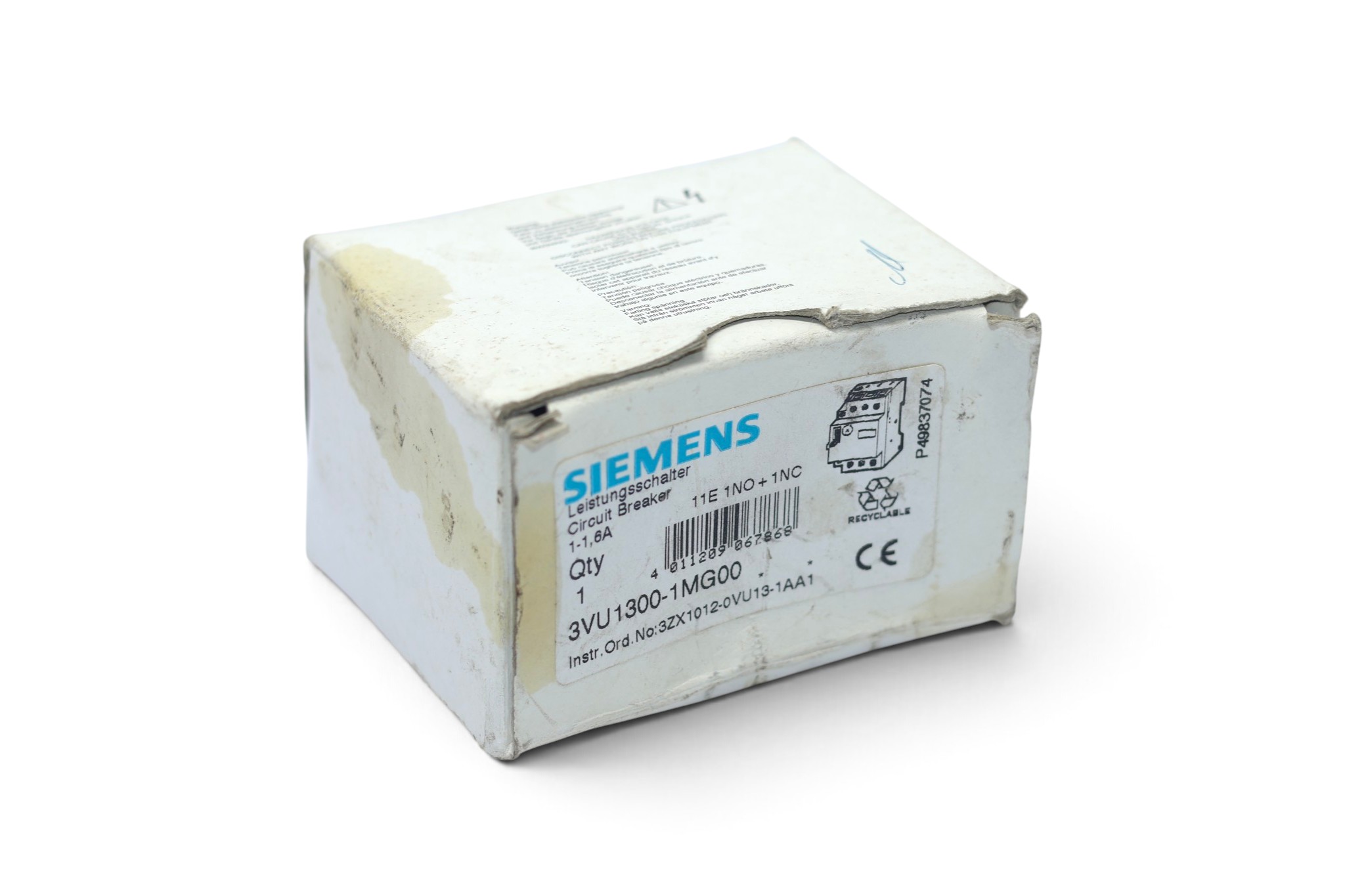SIEMENS 3VU1300-1MG00 CIRCUIT BREAKER - Image 8