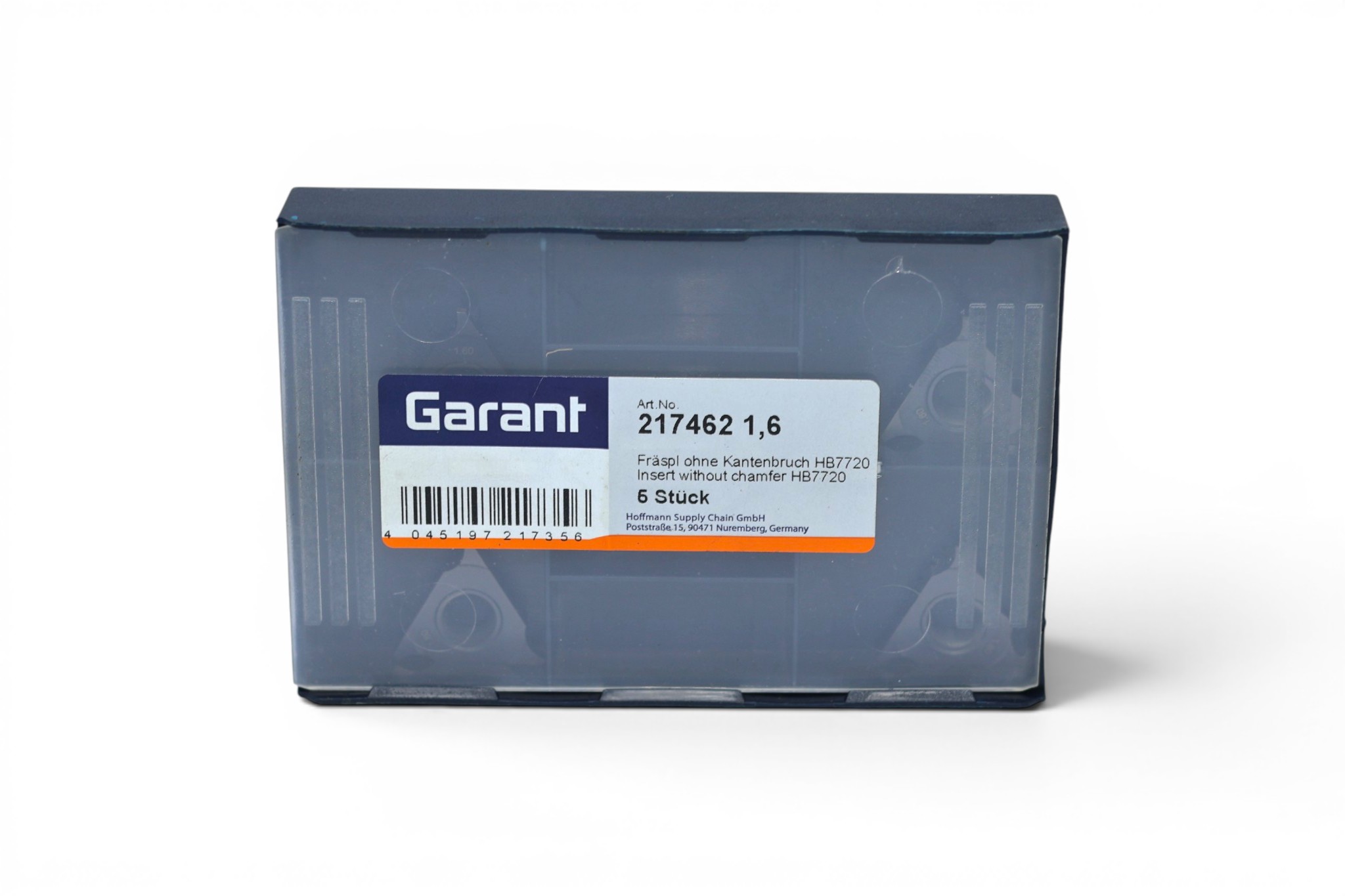 GARANT HB7720 MILLING INSERT 217462 1,6 - Image 3
