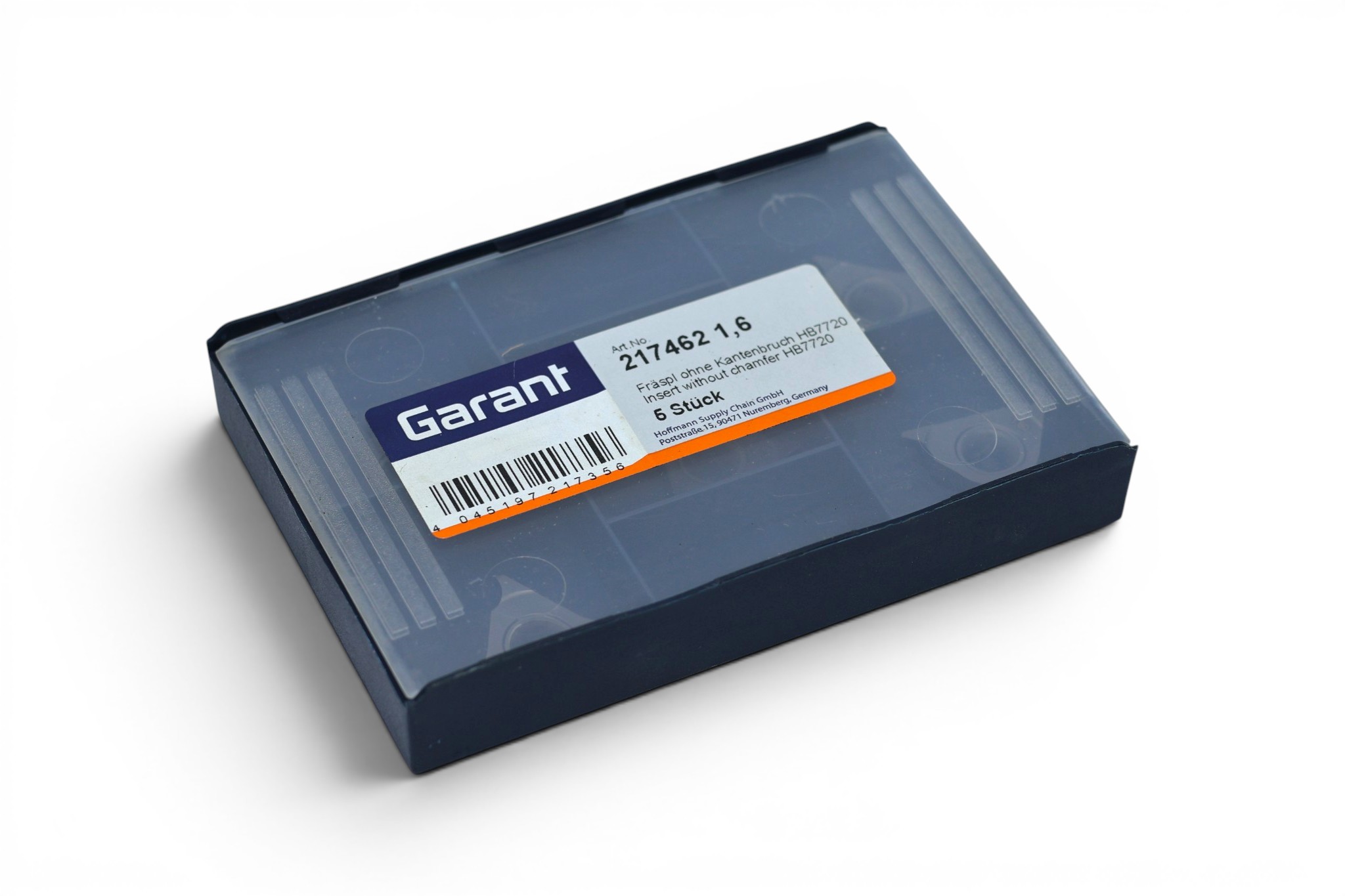 GARANT HB7720 MILLING INSERT 217462 1,6