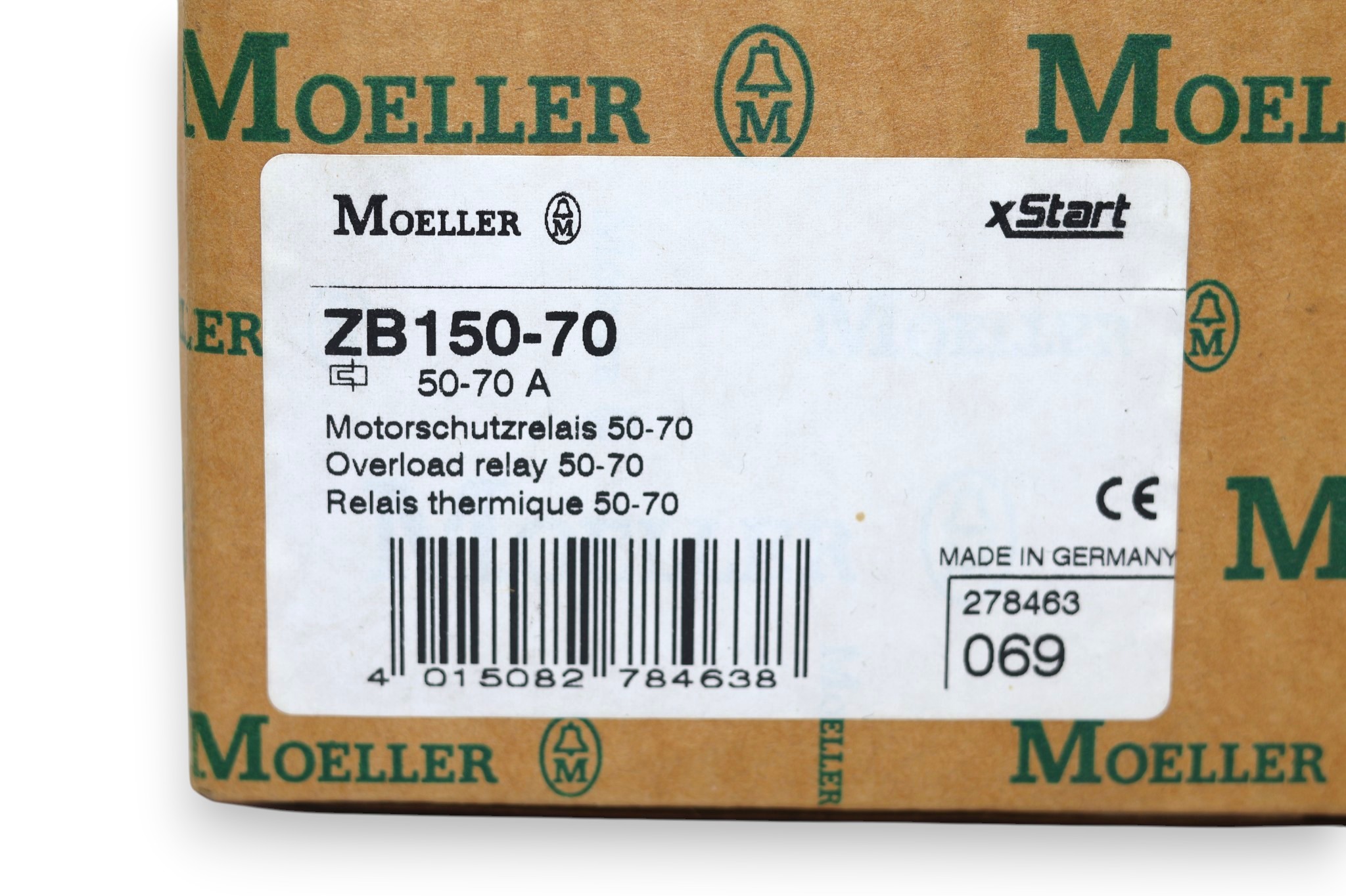 MOELLER ZB150-70 OVERLOAD RELAY 278463 - Image 2