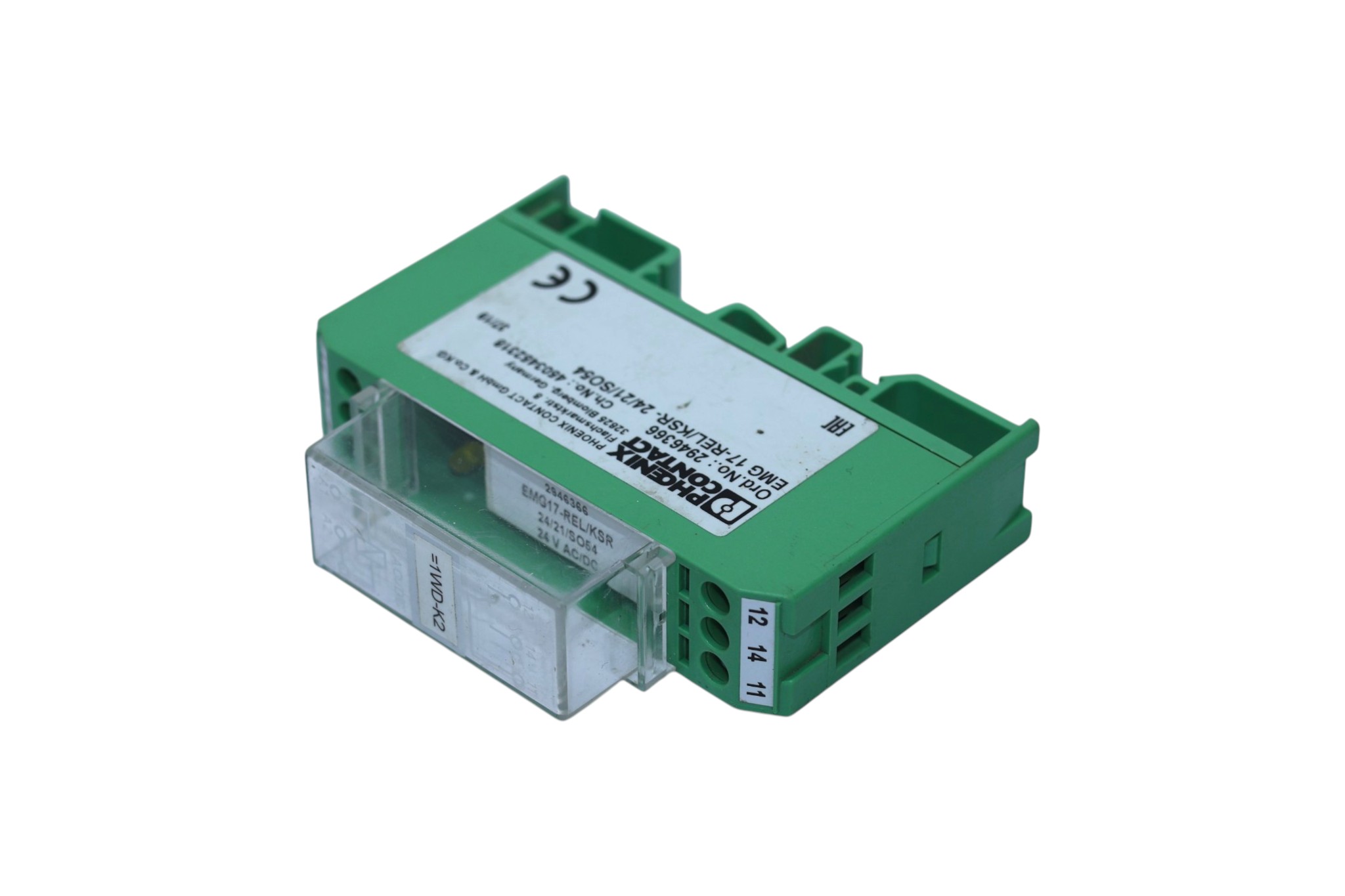 PHOENIX CONTACT EMG 17-REL/KSR- 24/21/SO54 RELAY MODULE 2946366