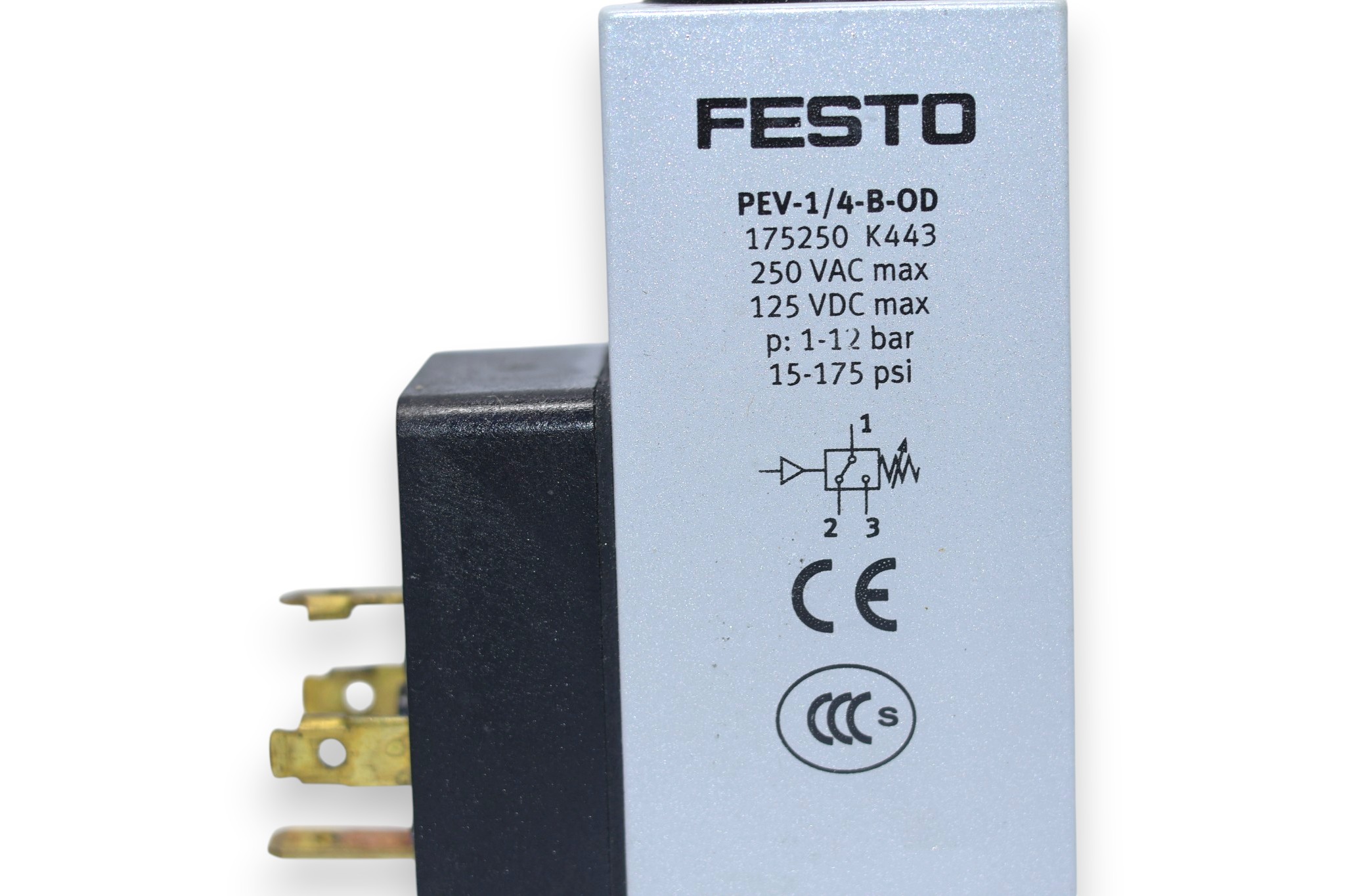 FESTO PEV-1/4-B-OD Pressure switch 175250 - Image 2