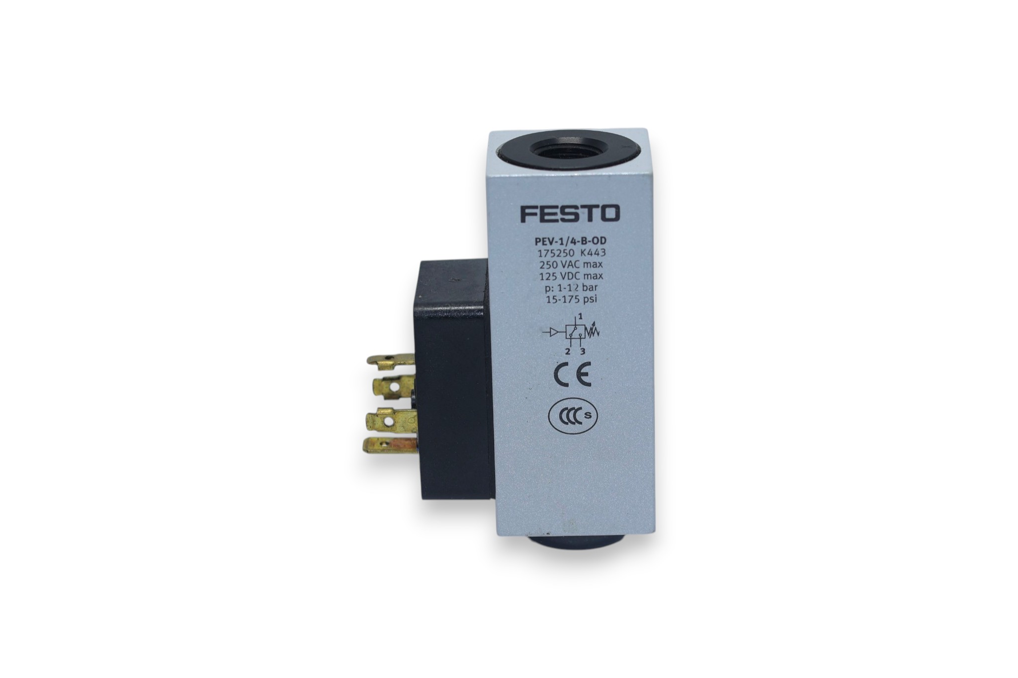 FESTO PEV-1/4-B-OD Pressure switch 175250 - Image 3
