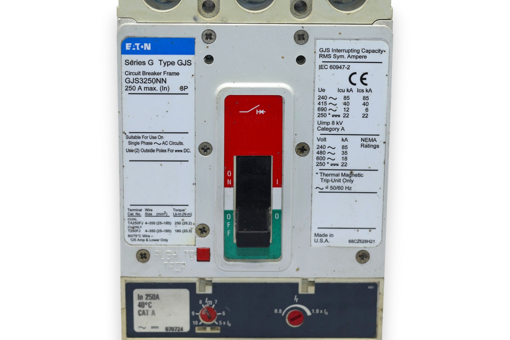 EATON GJS3250NN CIRCUIT BREAKER - Image 2