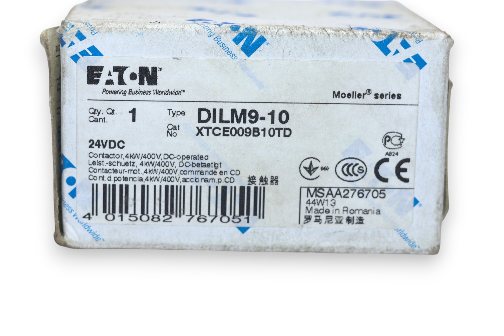 EATON DILM9-10 CONTACTOR 24 VDC (4 Kw) - Image 2