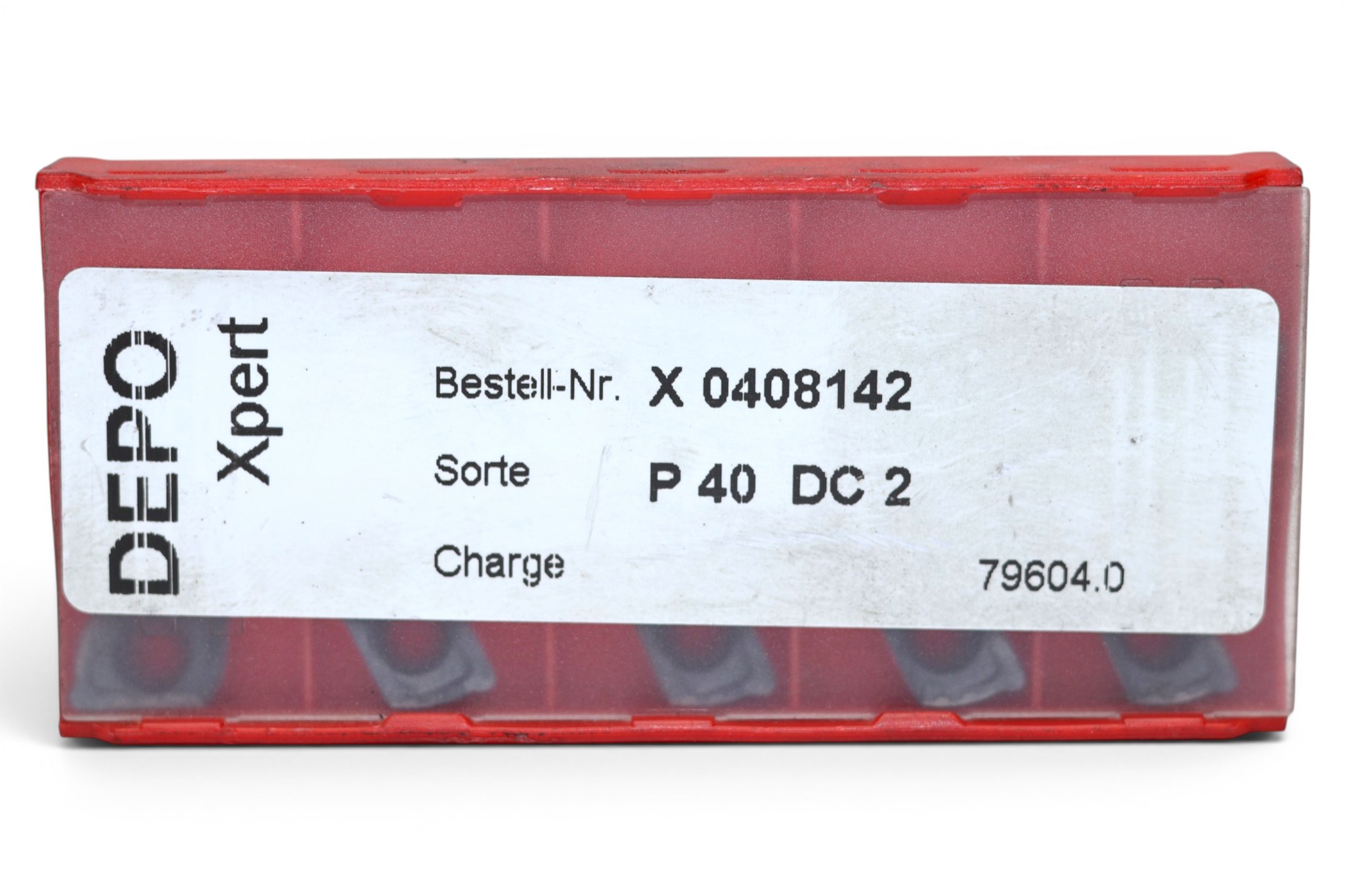 DEPO P40 DC 2 INDEXABLE INSERTS CARBIDE INSERT X0408142 - Image 2