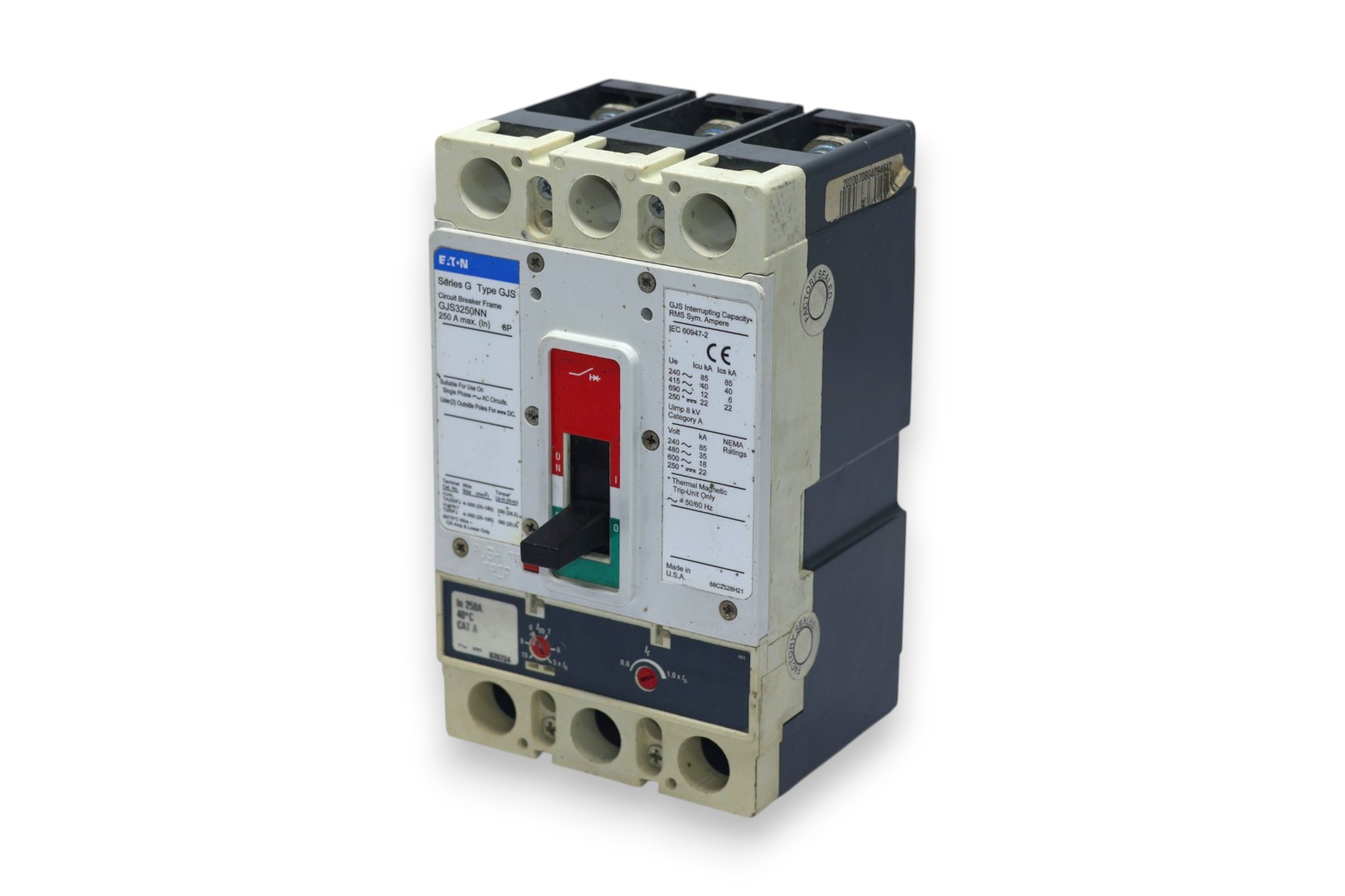 EATON GJS3250NN CIRCUIT BREAKER