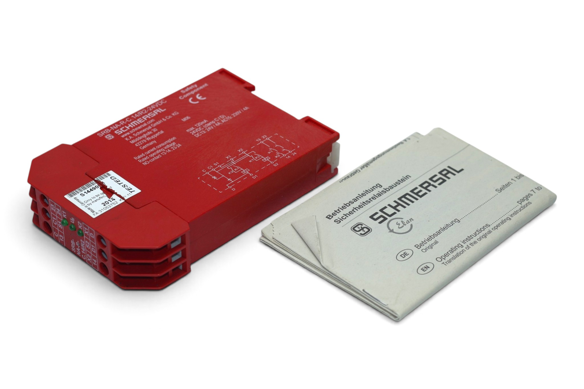 SCHMERSAL SRB-NA-R-C.14-24VDC SAFETY CONTROLLER 101025532