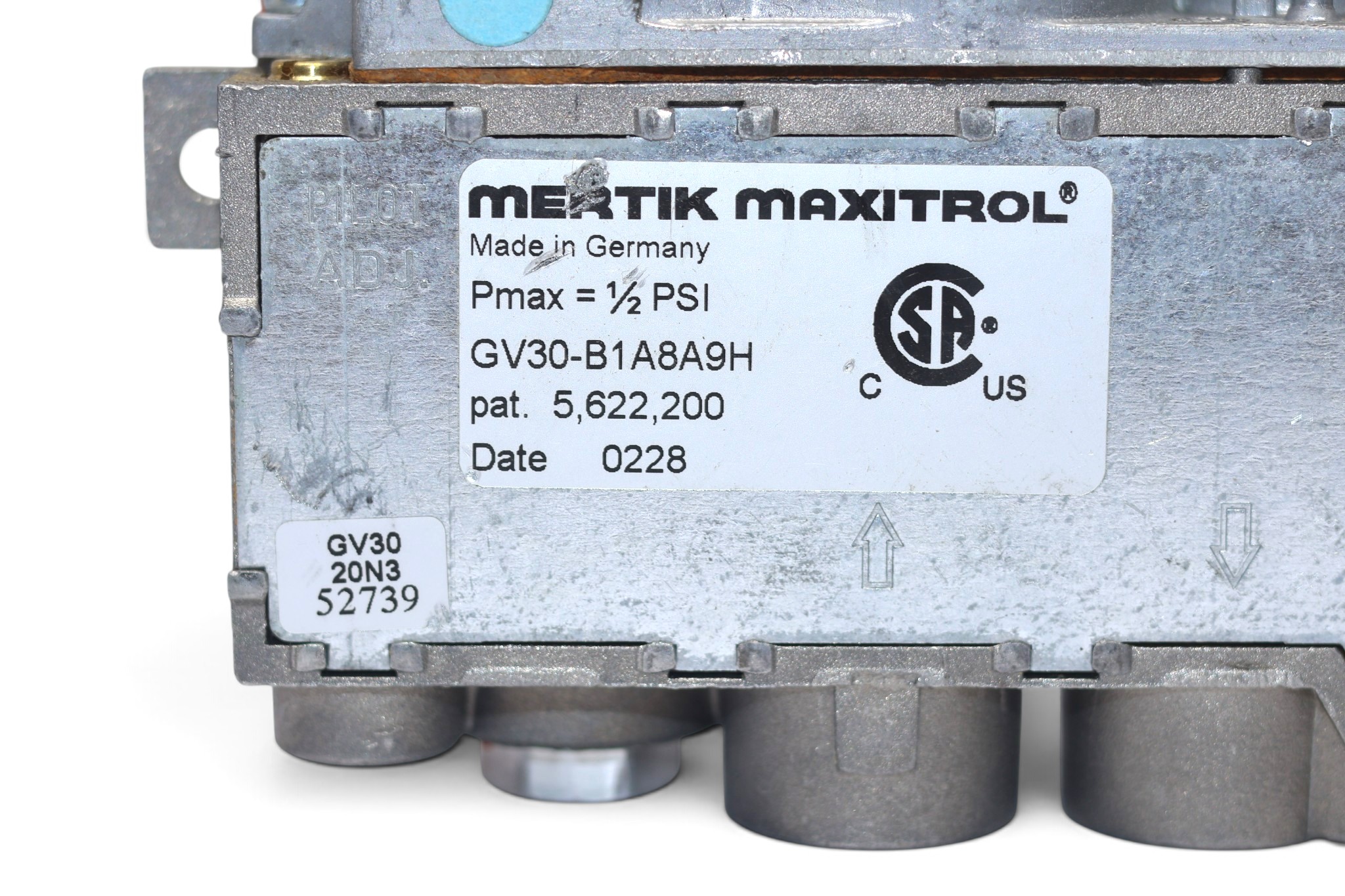 MERTIK MAXITROL GV30-B1A8A9H GAS CONTROL VALVE - Image 2