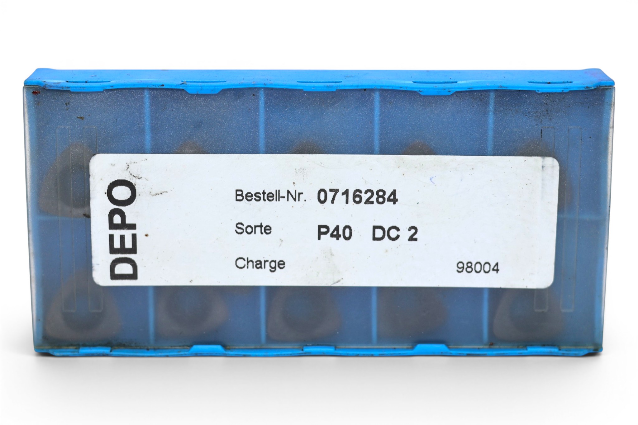 DEPO P40 DC 2 INDEXABLE INSERTS CARBIDE INSERT 0716284 - Image 2