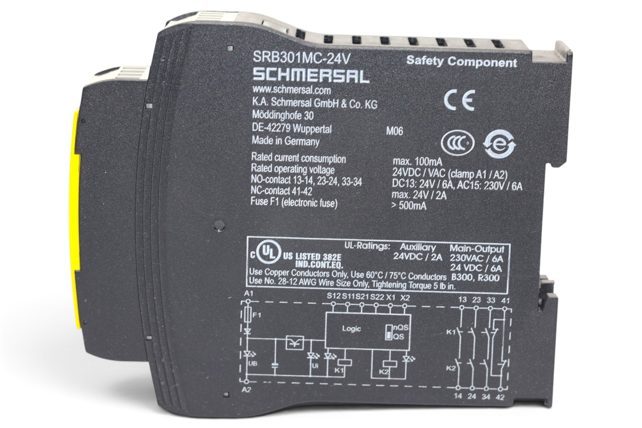 SCHMERSAL SRB301MC-24V SAFETY-MONITORING MODULE 101190684 - Image 3