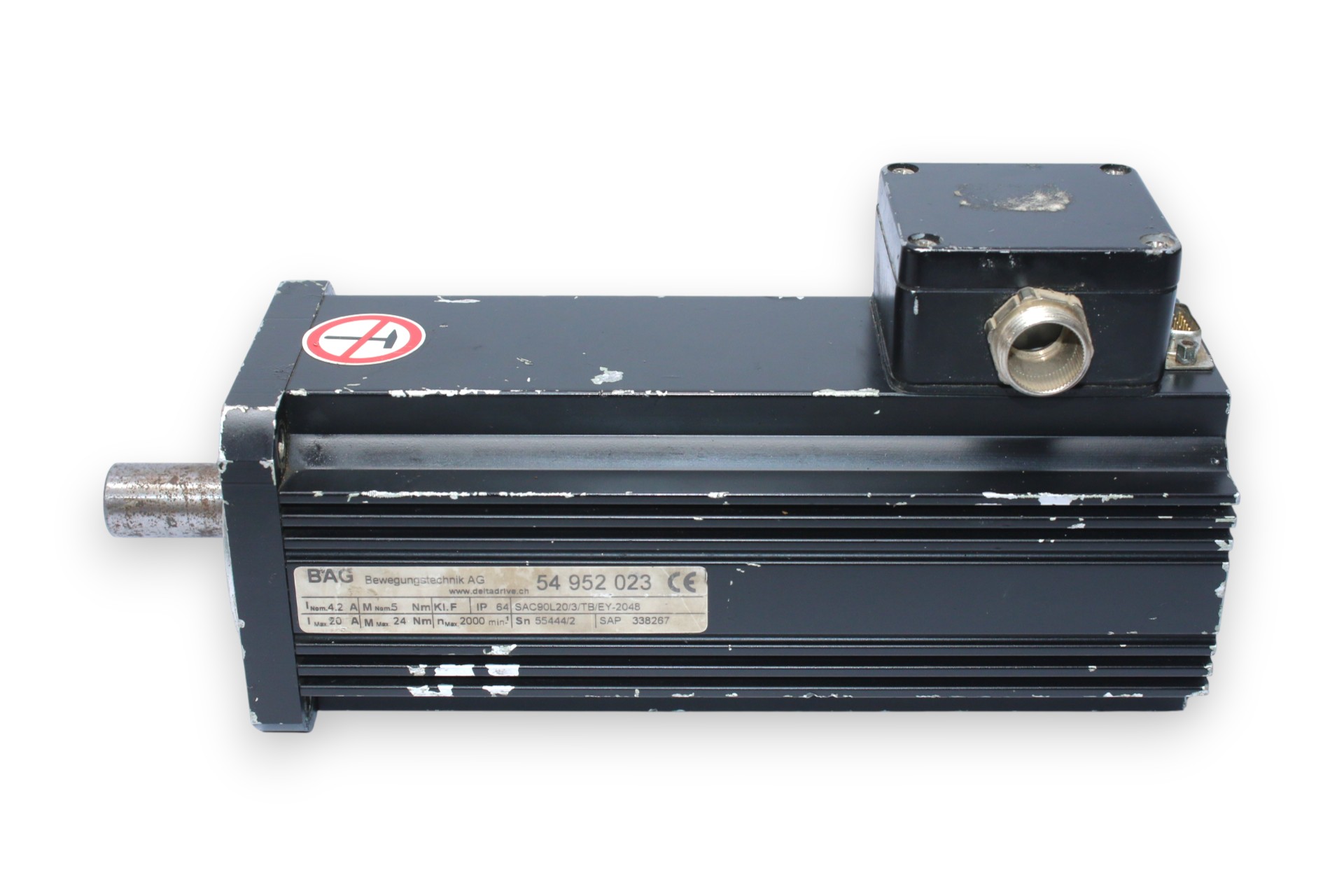 DELTA SAC90L20/3/TB/EY-2048 SERVO MOTOR - Image 3