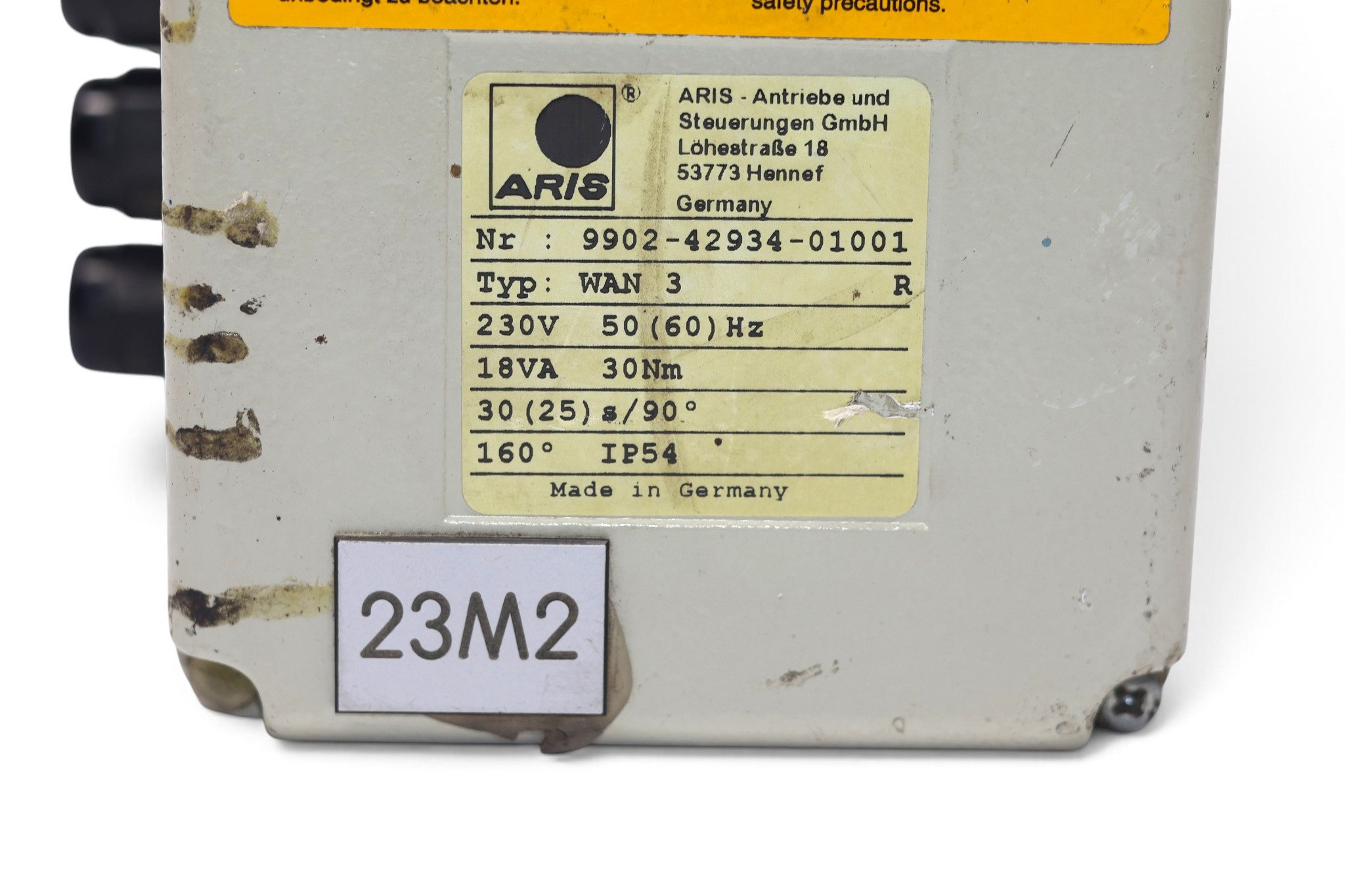 ARIS WAN 3 ELECTRICAL ACTUATOR - Image 2
