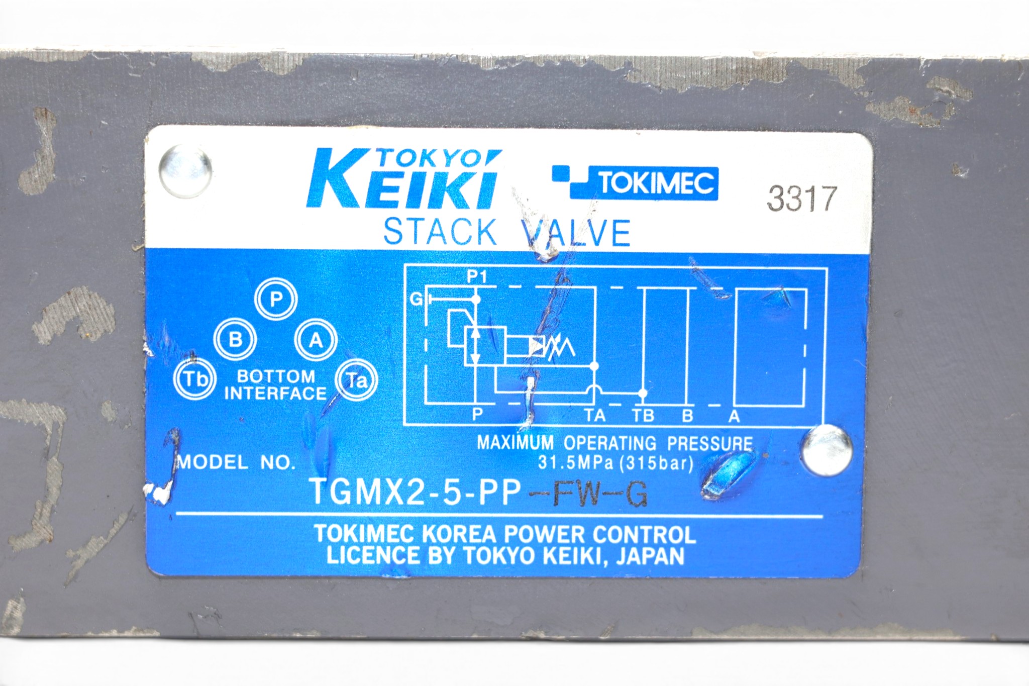 TOKYO KEIKI TGMX2-5-PP-FW-G PRESSURE REDUCING VALVE - Image 2