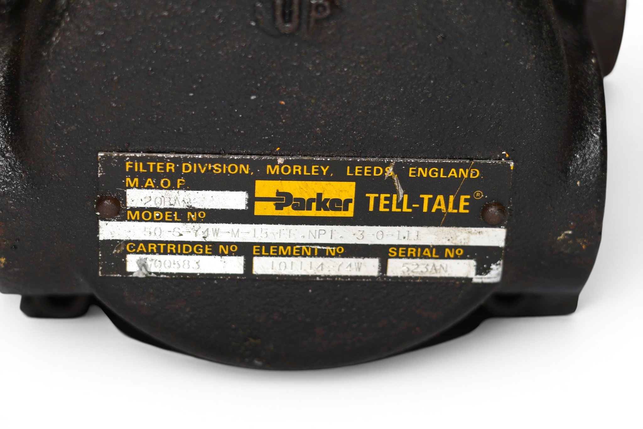 PARKER 50-S-74W-M-15-EE.NPT.-3-0-111 HYDRAULIC AND LUBE FILTER - Image 2