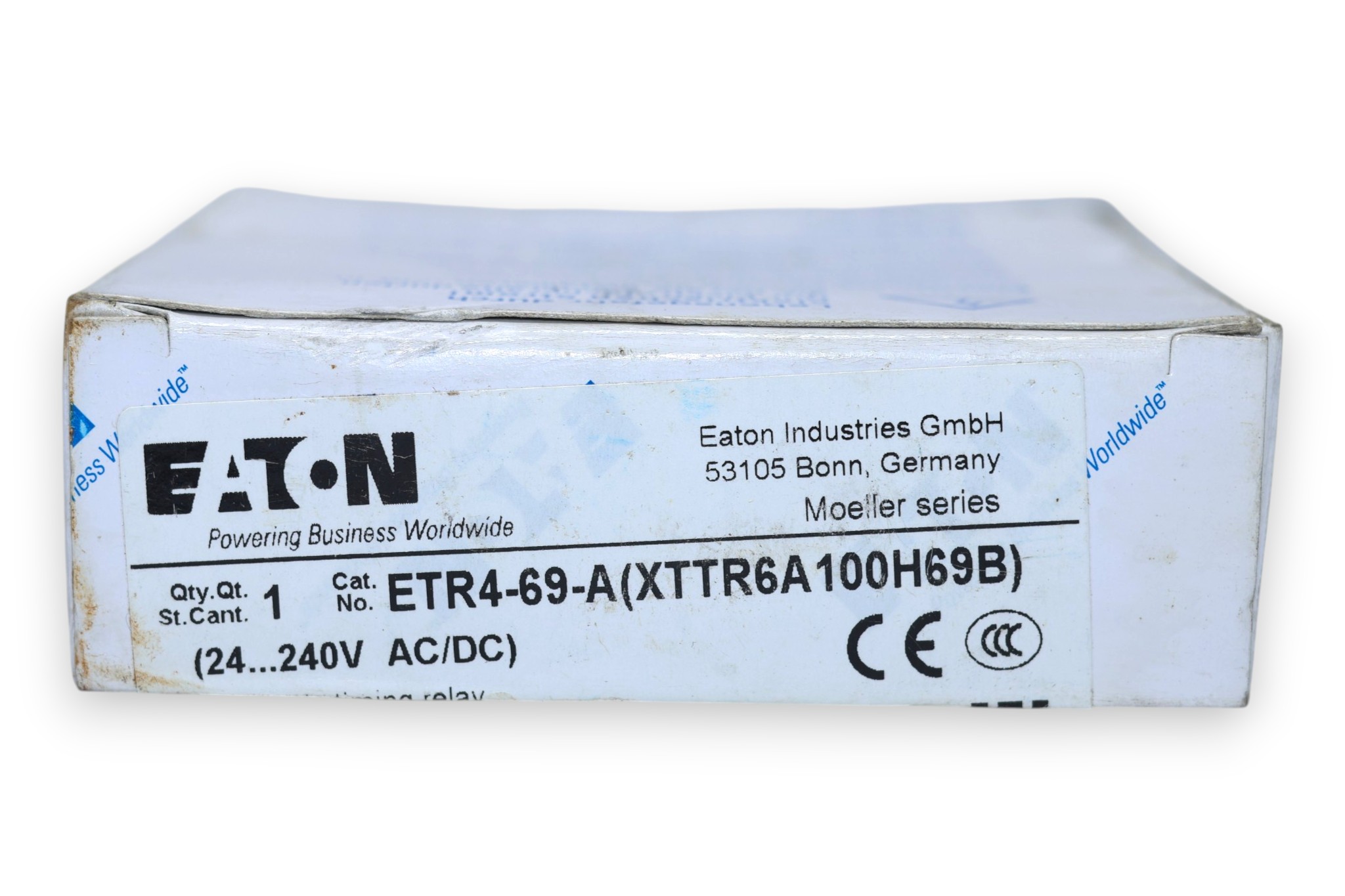 EATON ETR4-69-A(XTTR6A100H69B) TIMING RELAY 031891 - Image 2