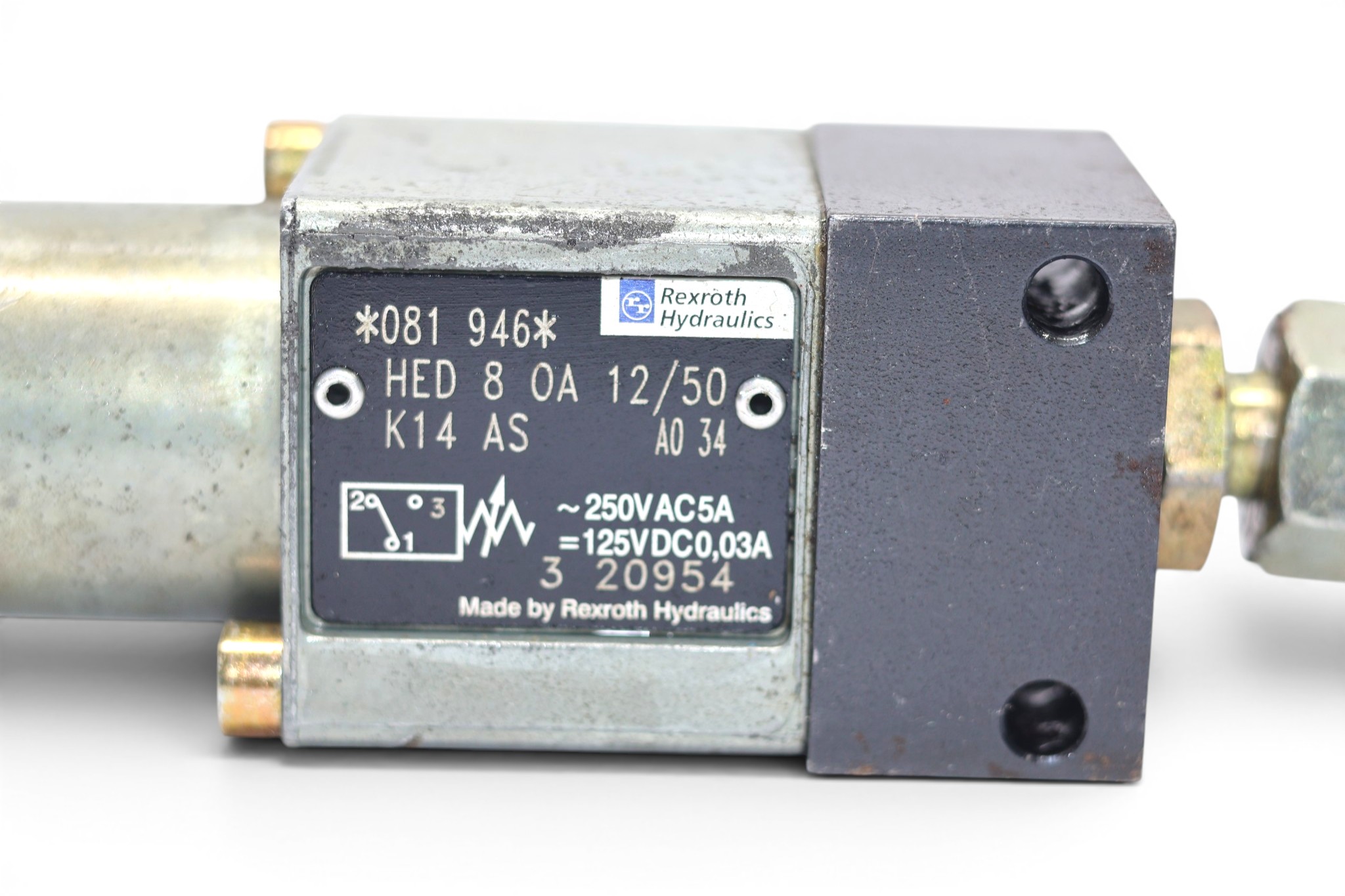 REXROTH HED 8 OA 12/50 K14 AS PRESSURE SWITCH R900081946 - Image 2