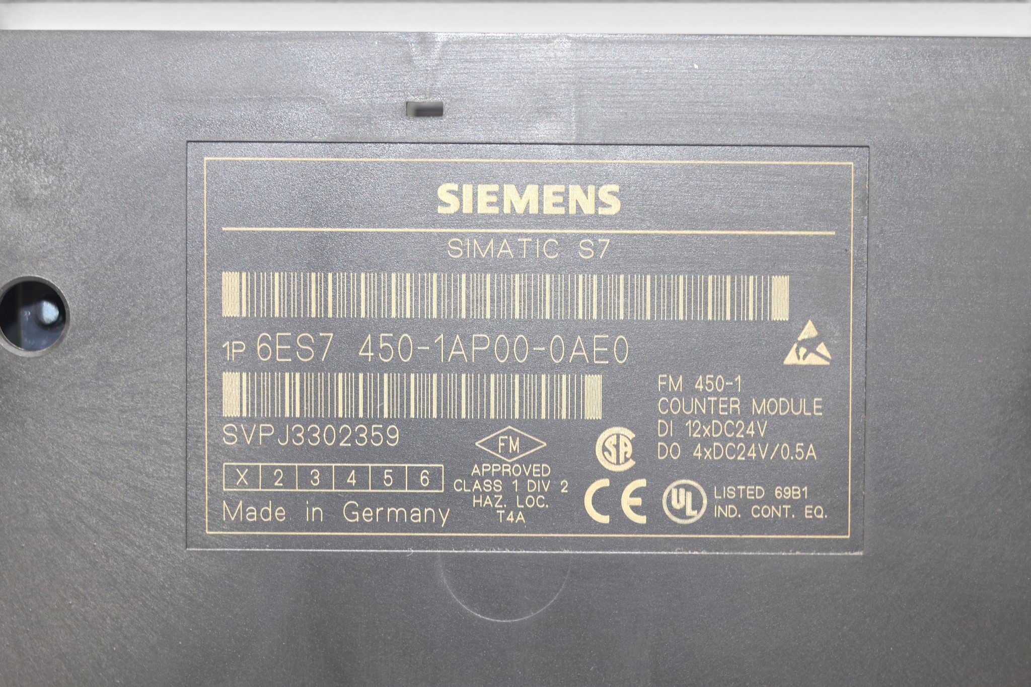 SIEMENS 6ES7 450-1AP00-0AE0 FUNCTION MODULE SIMATIC S7-400 - Image 3