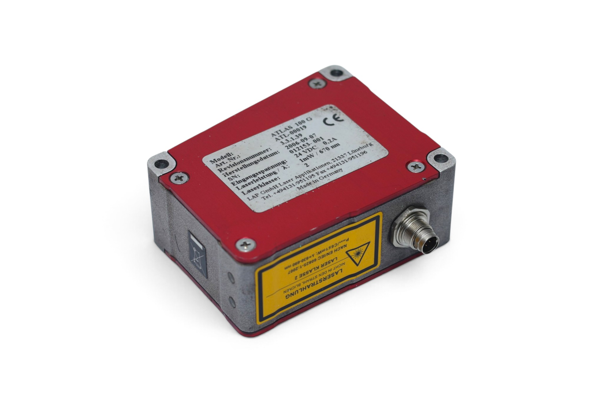 LAP LASER ATLAS 100 G DIGITAL LASER SENSOR - Image 6