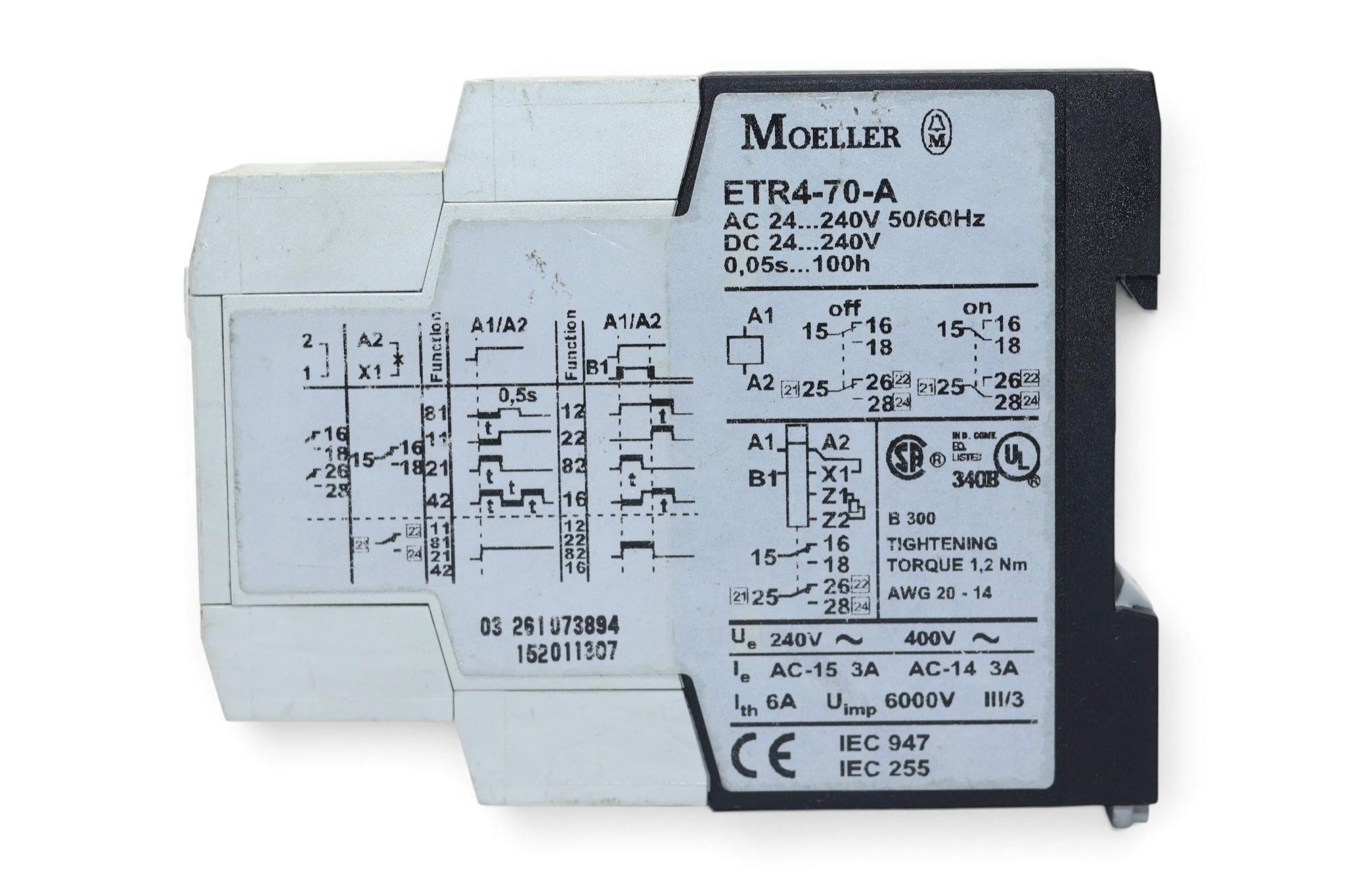 EATON ETR4-70-A TIMING RELAY - Image 2